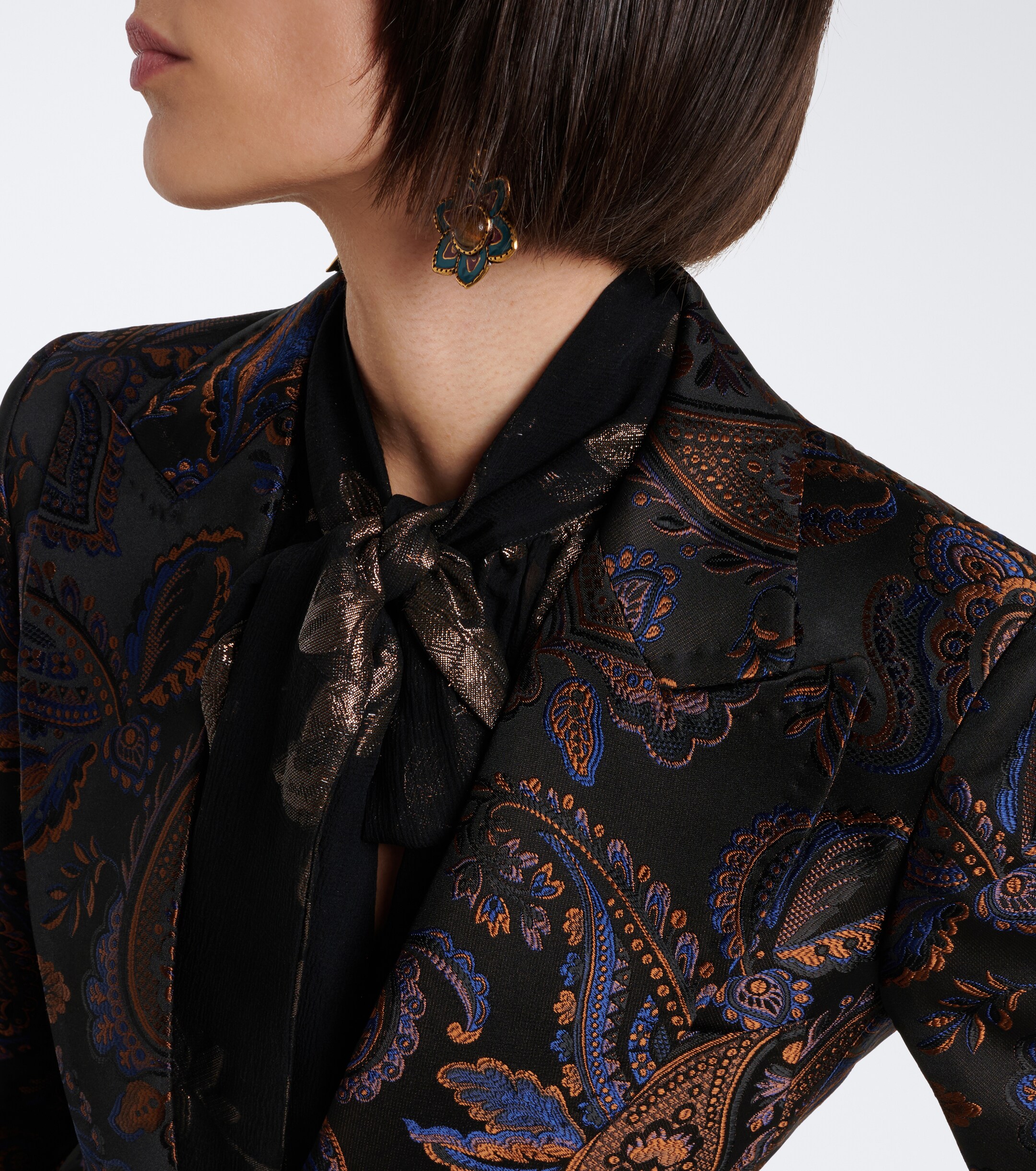 Etro Etro Paisley jacquard blazer