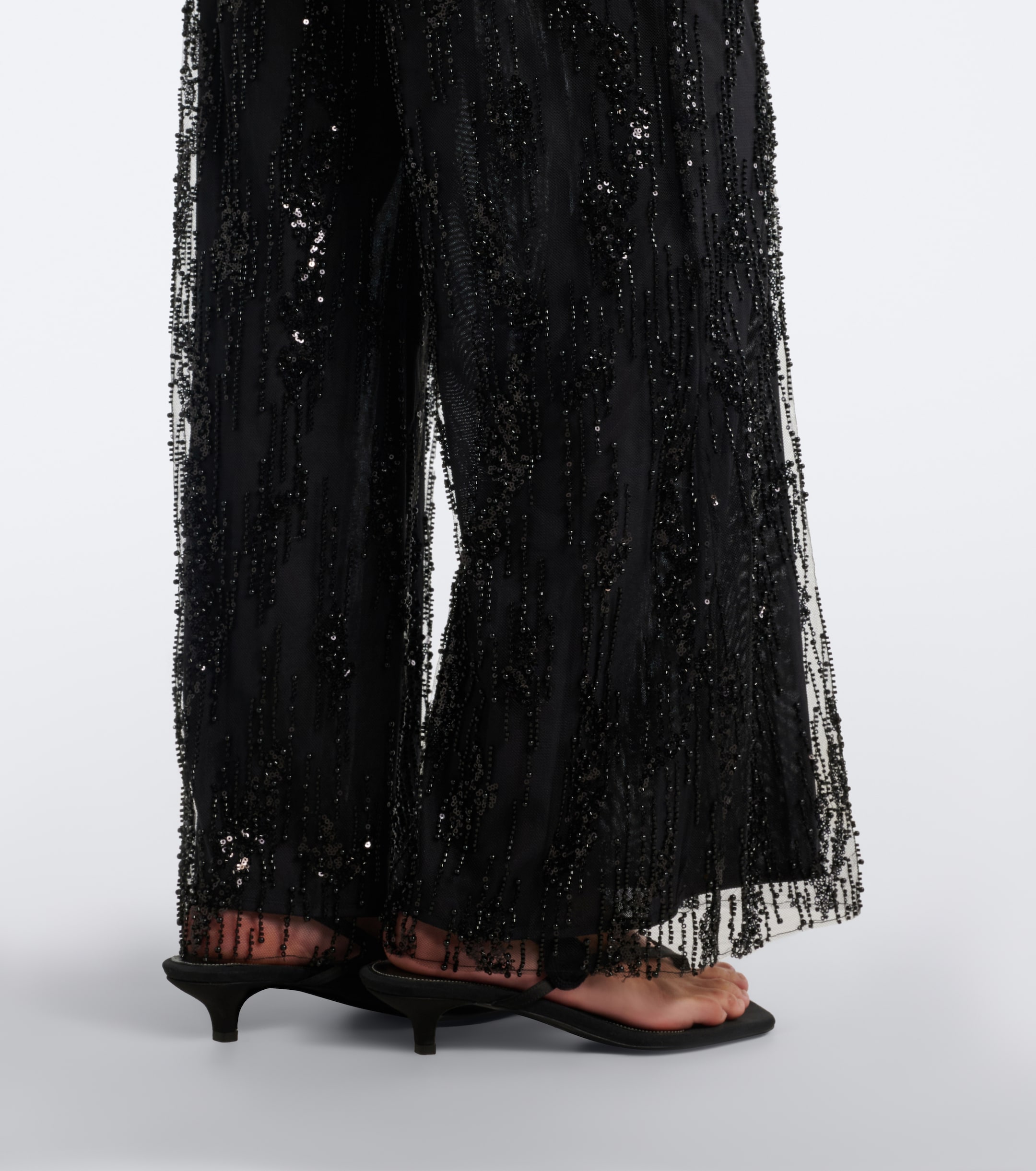 Staud Staud Jayden embellished wide-leg pants