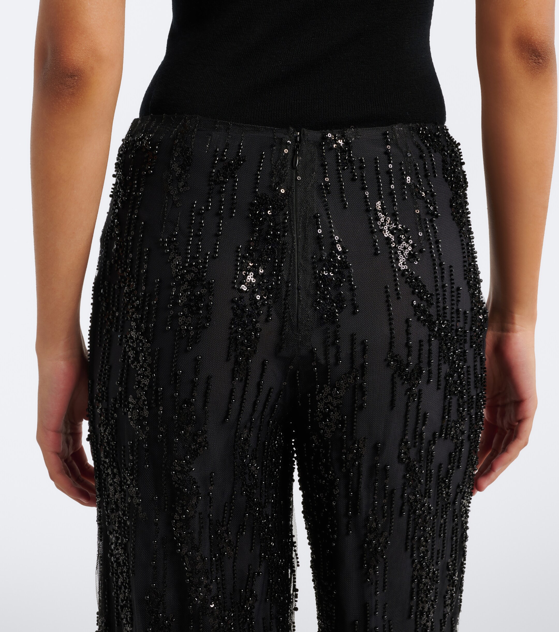 Staud Staud Jayden embellished wide-leg pants