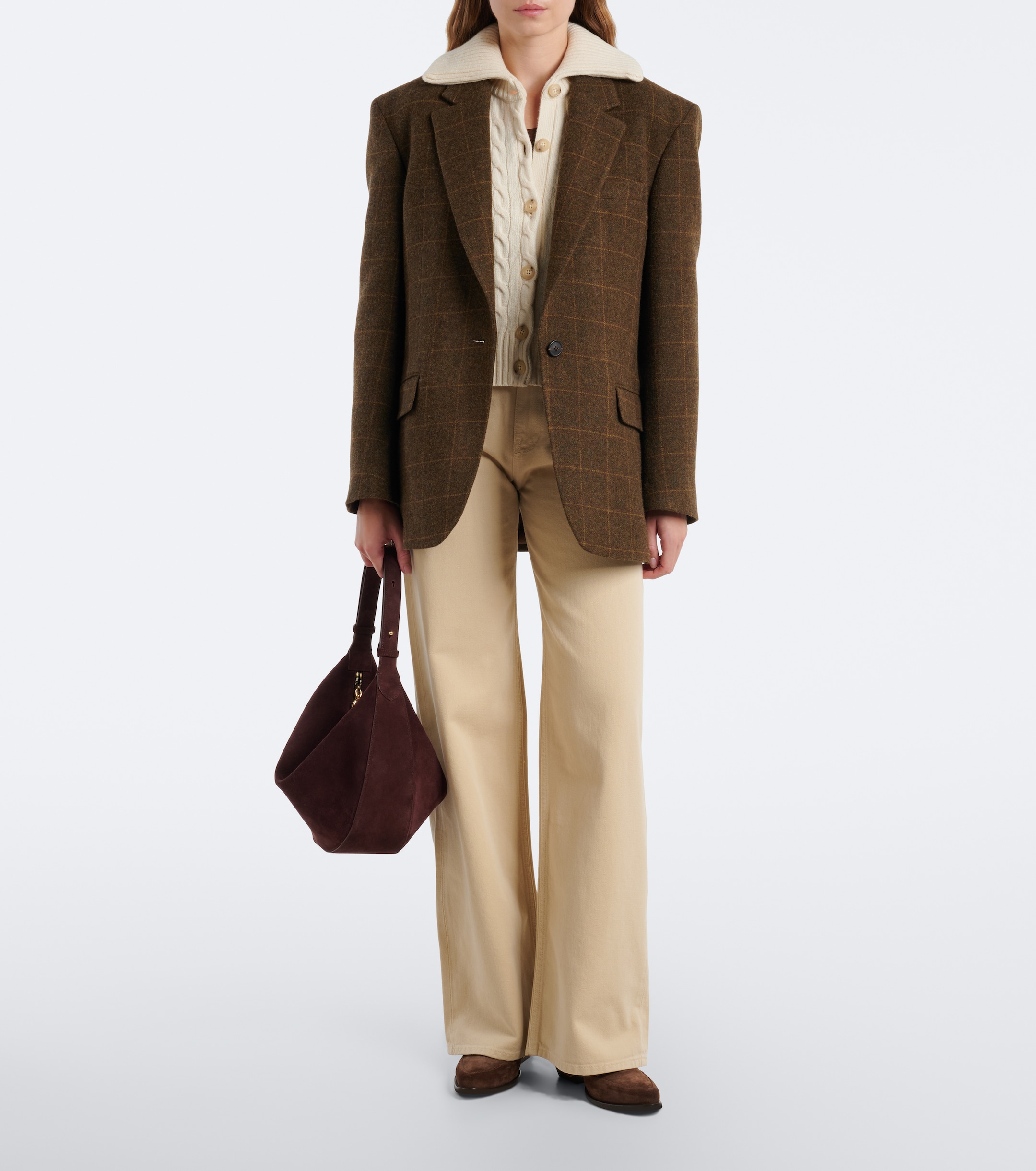 Polo Ralph Lauren Polo Ralph Lauren Cable-knit wool and cashmere cardigan
