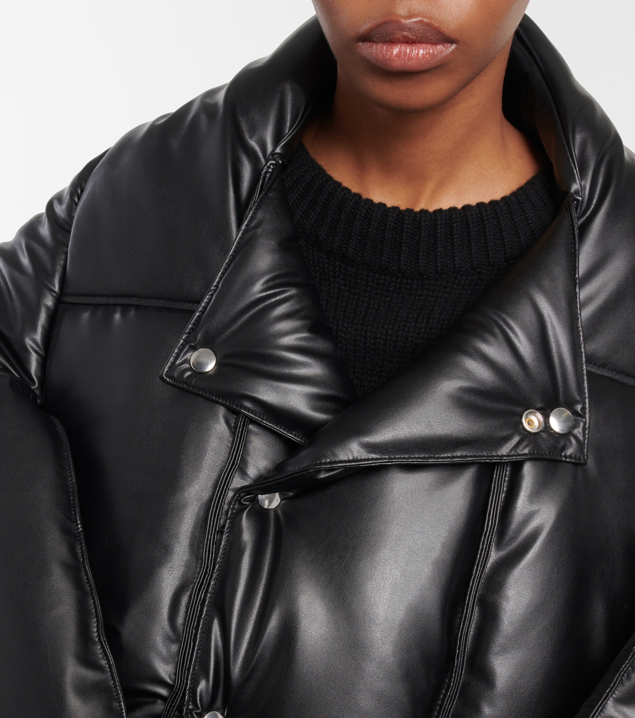 Junya Watanabe - Faux leather bomber jacket | Plush
