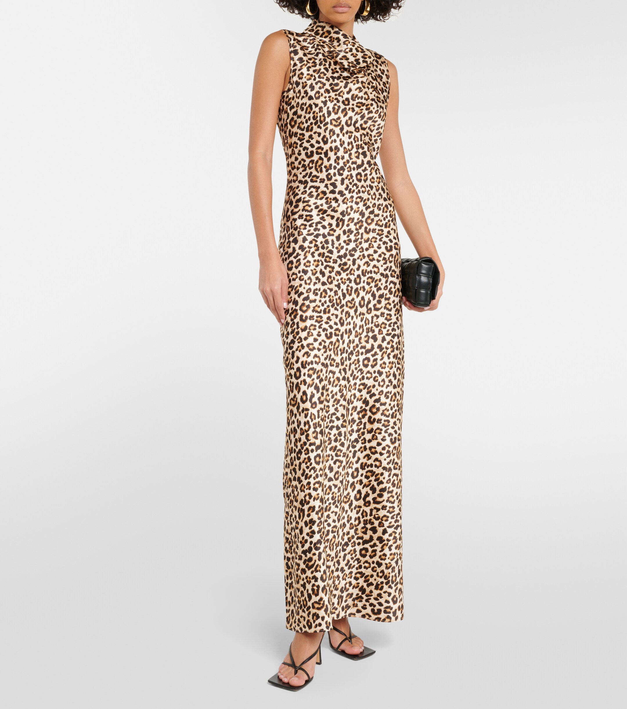 Veronica Beard Kura leopard-print silk-blend maxi dress