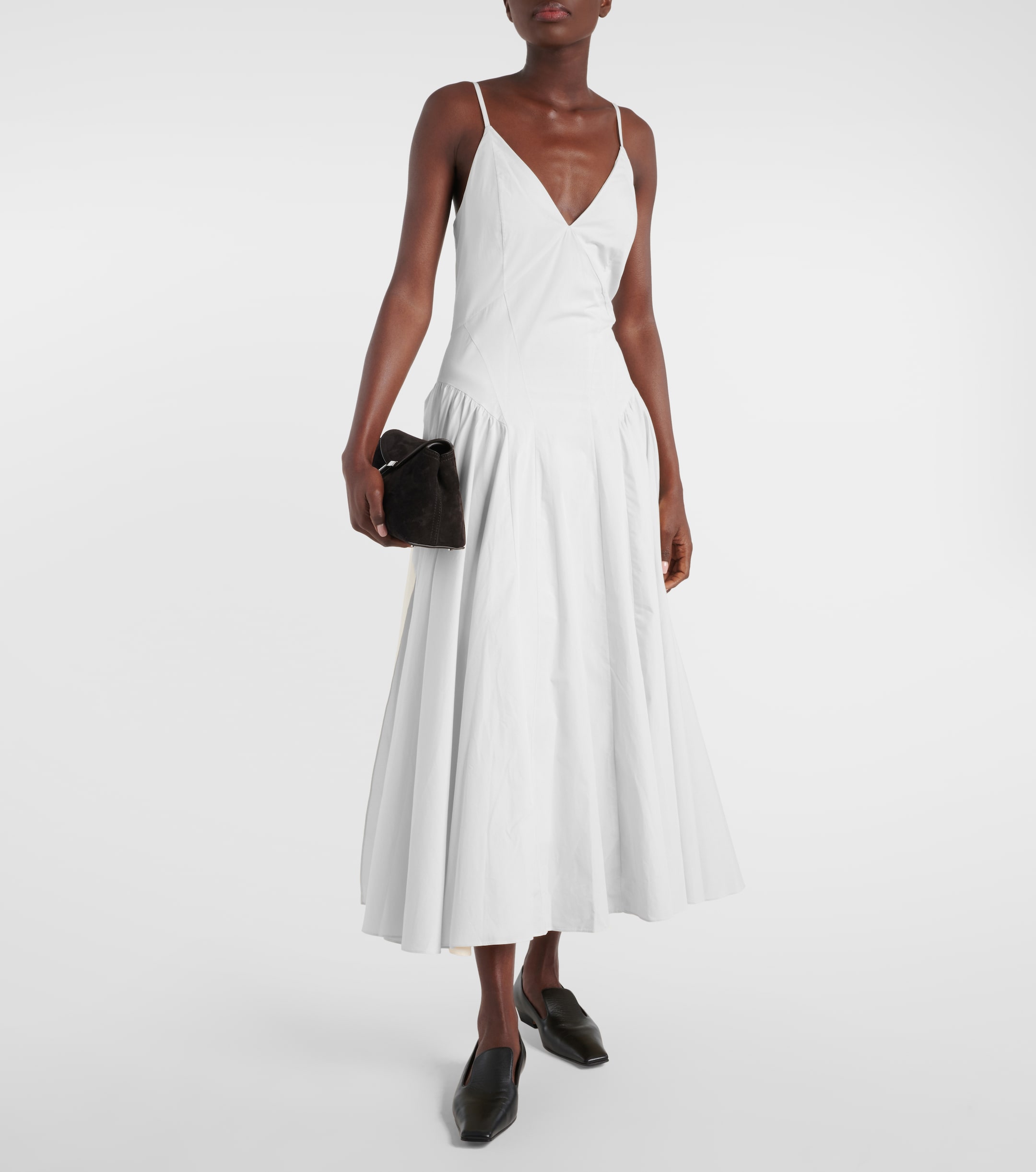 TOVE Solene cotton poplin midi dress