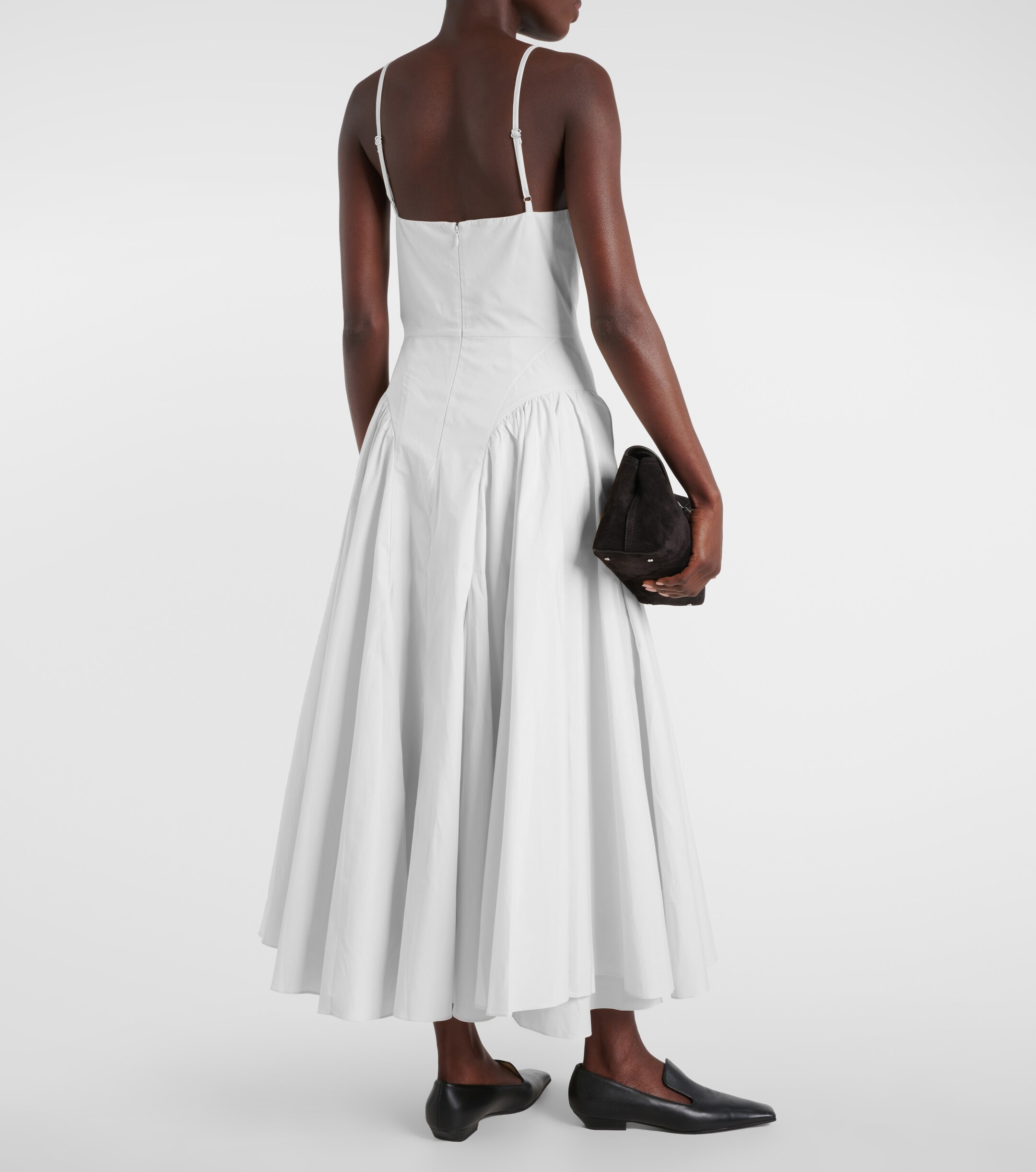 TOVE Solene cotton poplin midi dress
