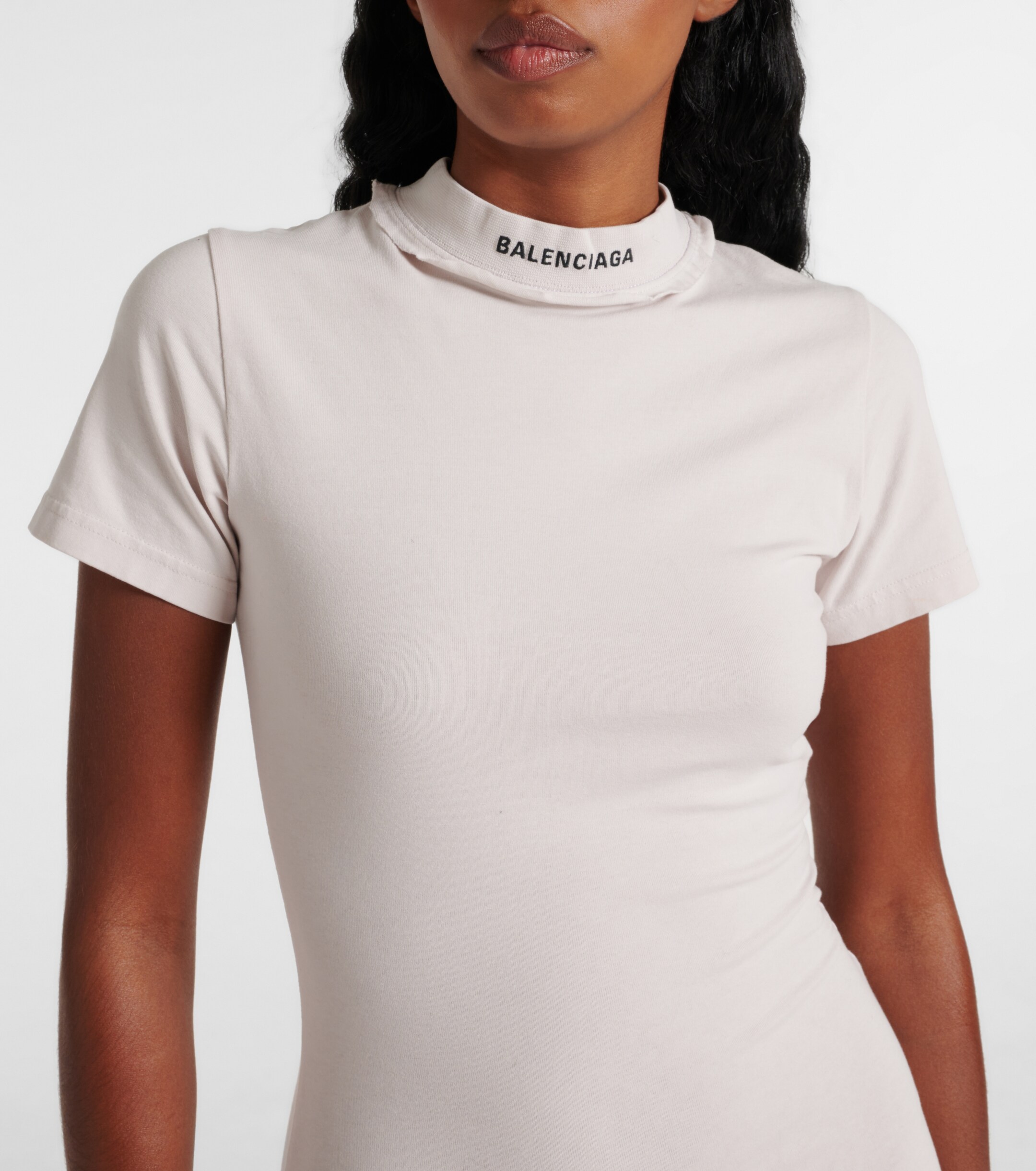 Balenciaga Cotton-blend jersey minidress thumbnail