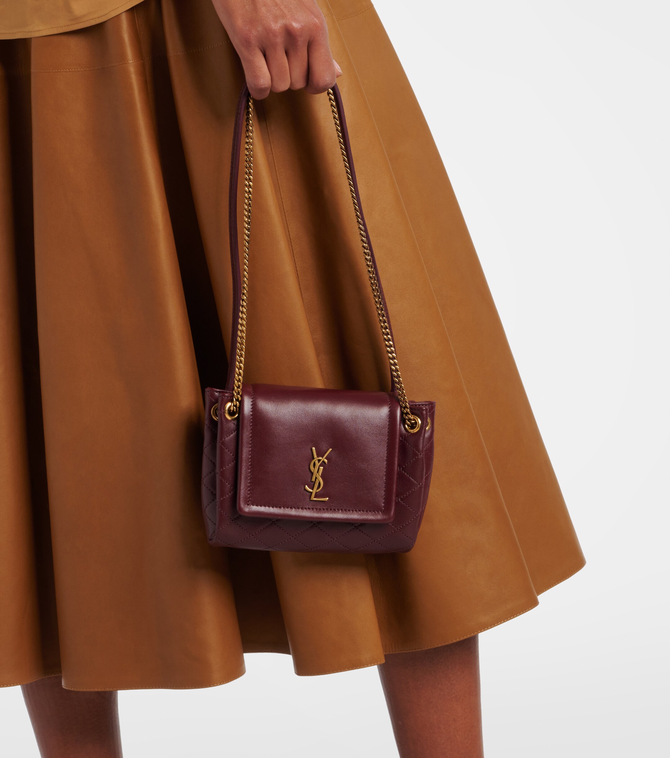 Saint Laurent Saint Laurent Nolita Mini leather crossbody bag