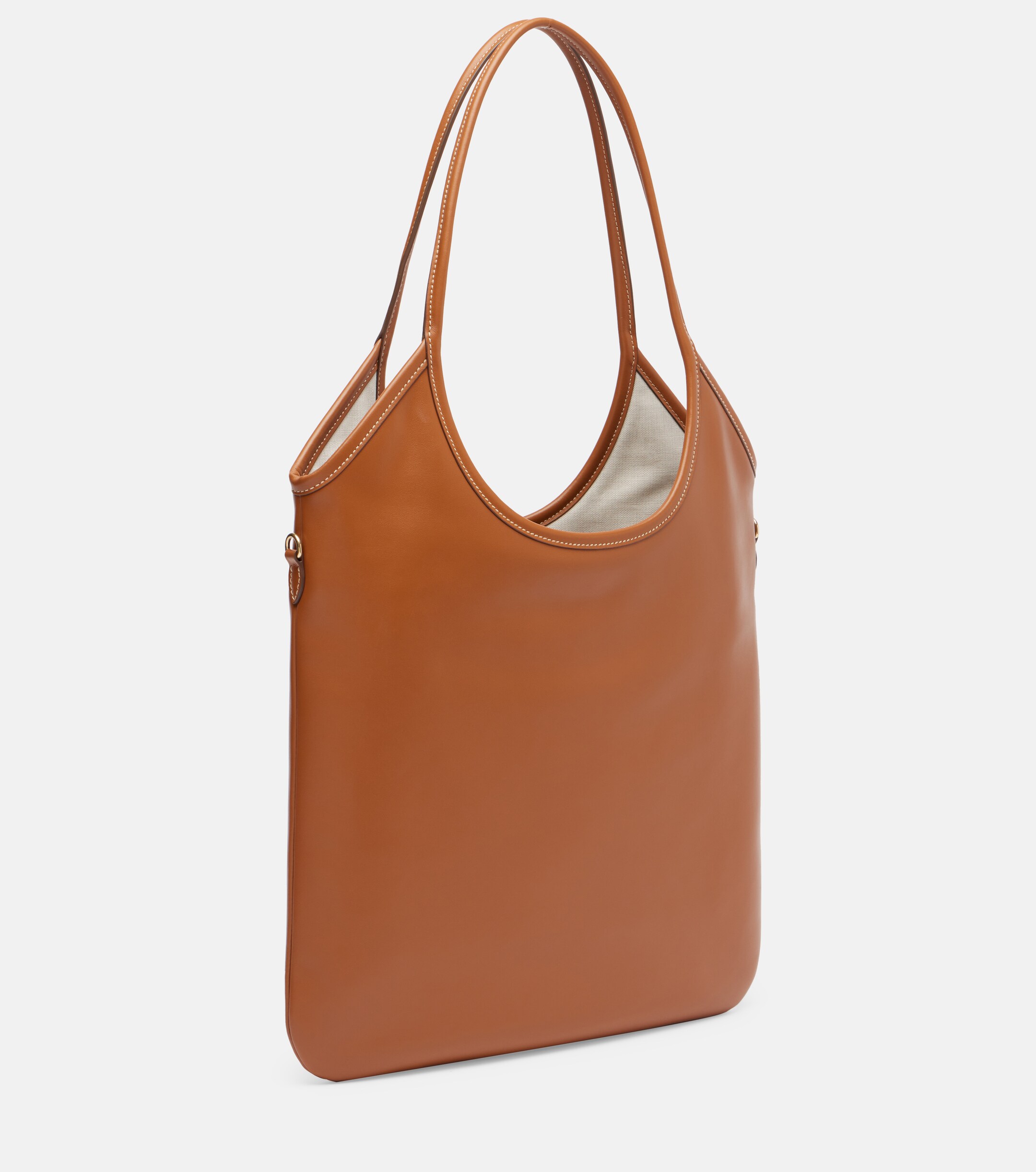 Miu Miu Ivy leather shopper