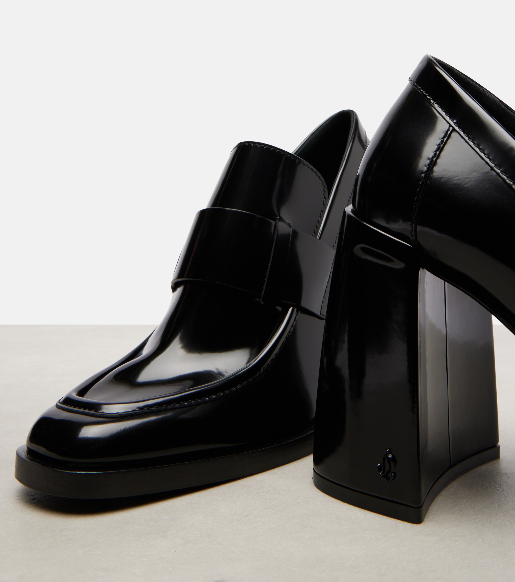 JIMMY CHOO Tylor 95 leather pumps