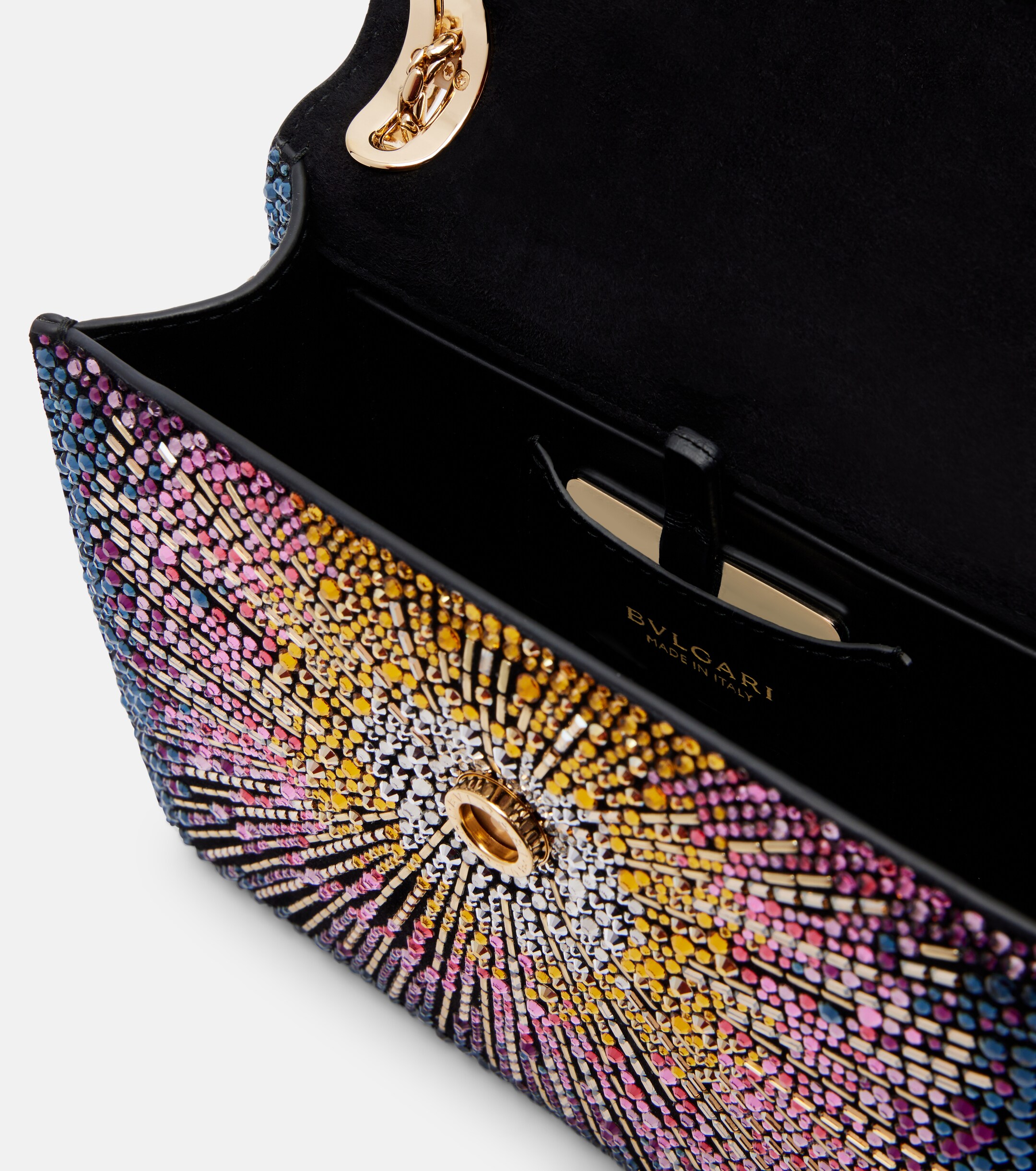 Bvlgari Serpenti Forever Small suede crossbody bag thumbnail