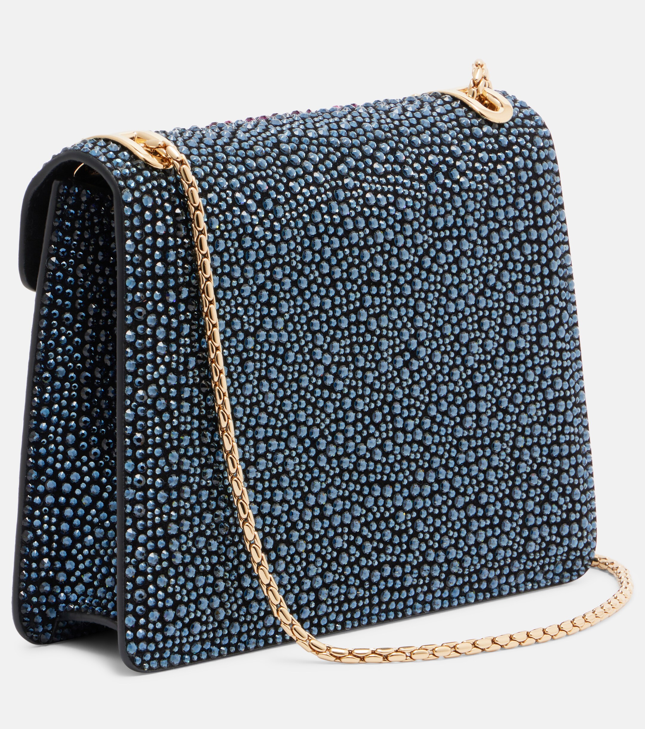 Bvlgari Serpenti Forever Small suede crossbody bag thumbnail