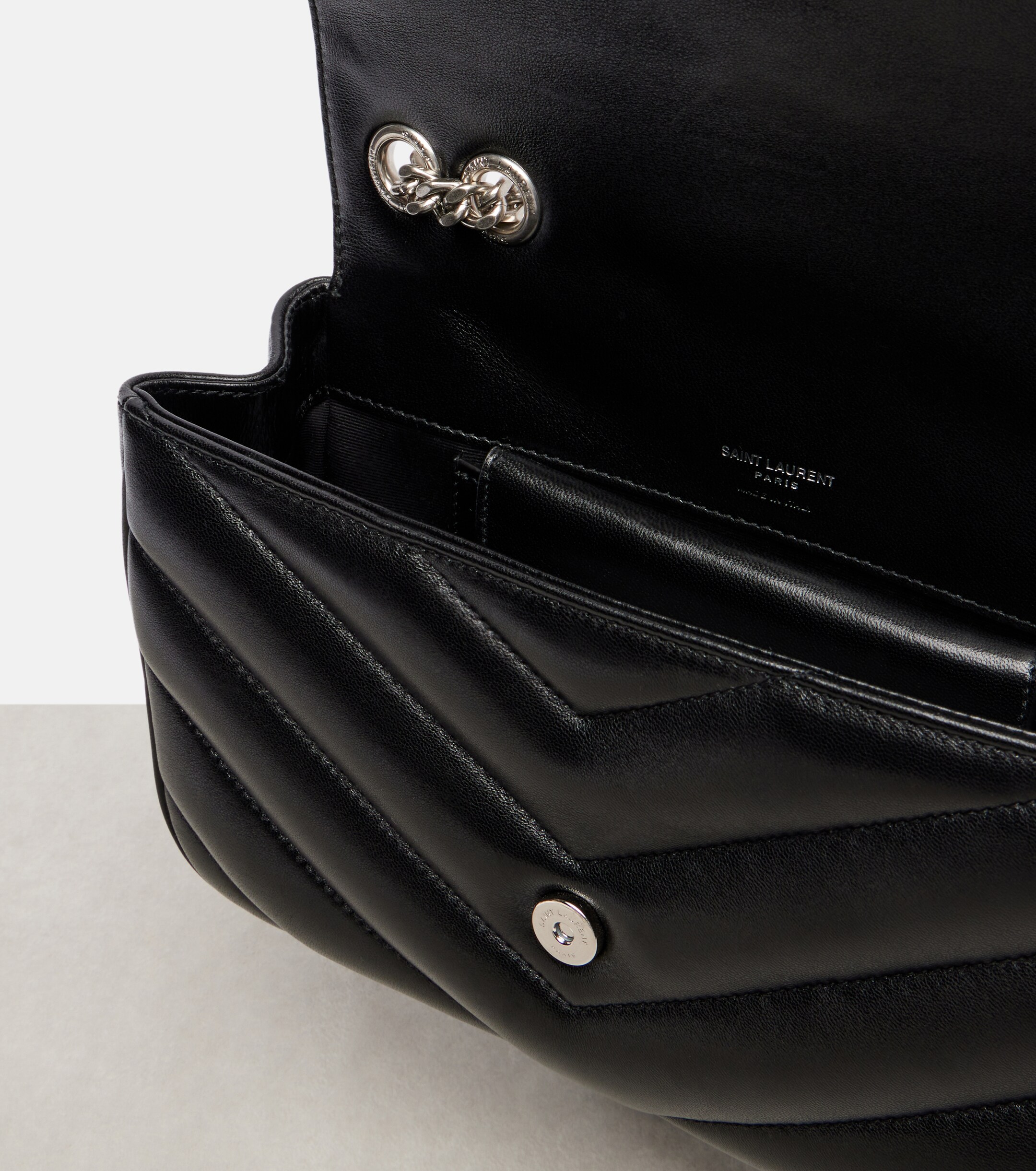 Saint Laurent Loulou Small leather shoulder bag