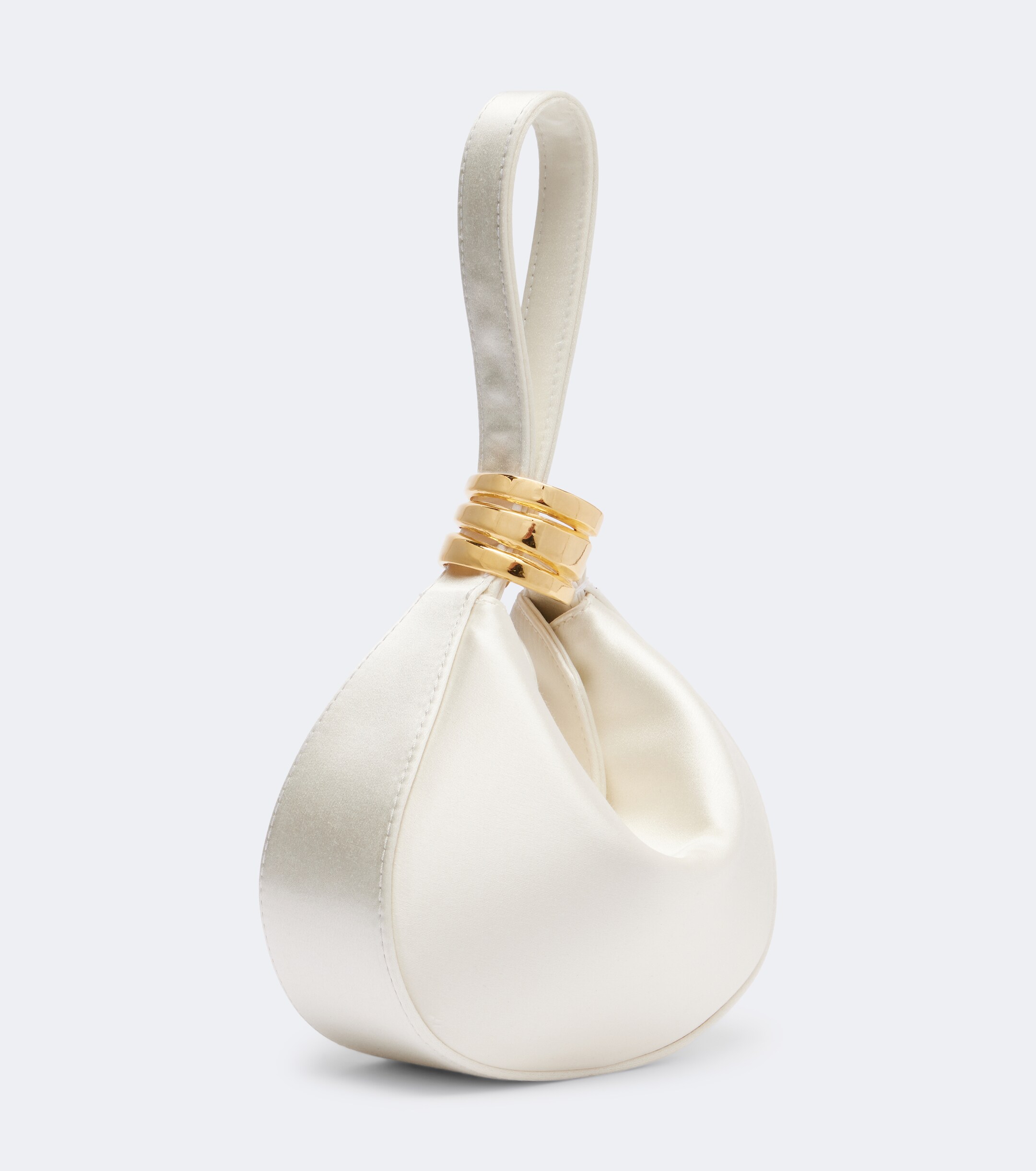 AMANU Zambia Mini satin top-handle bag