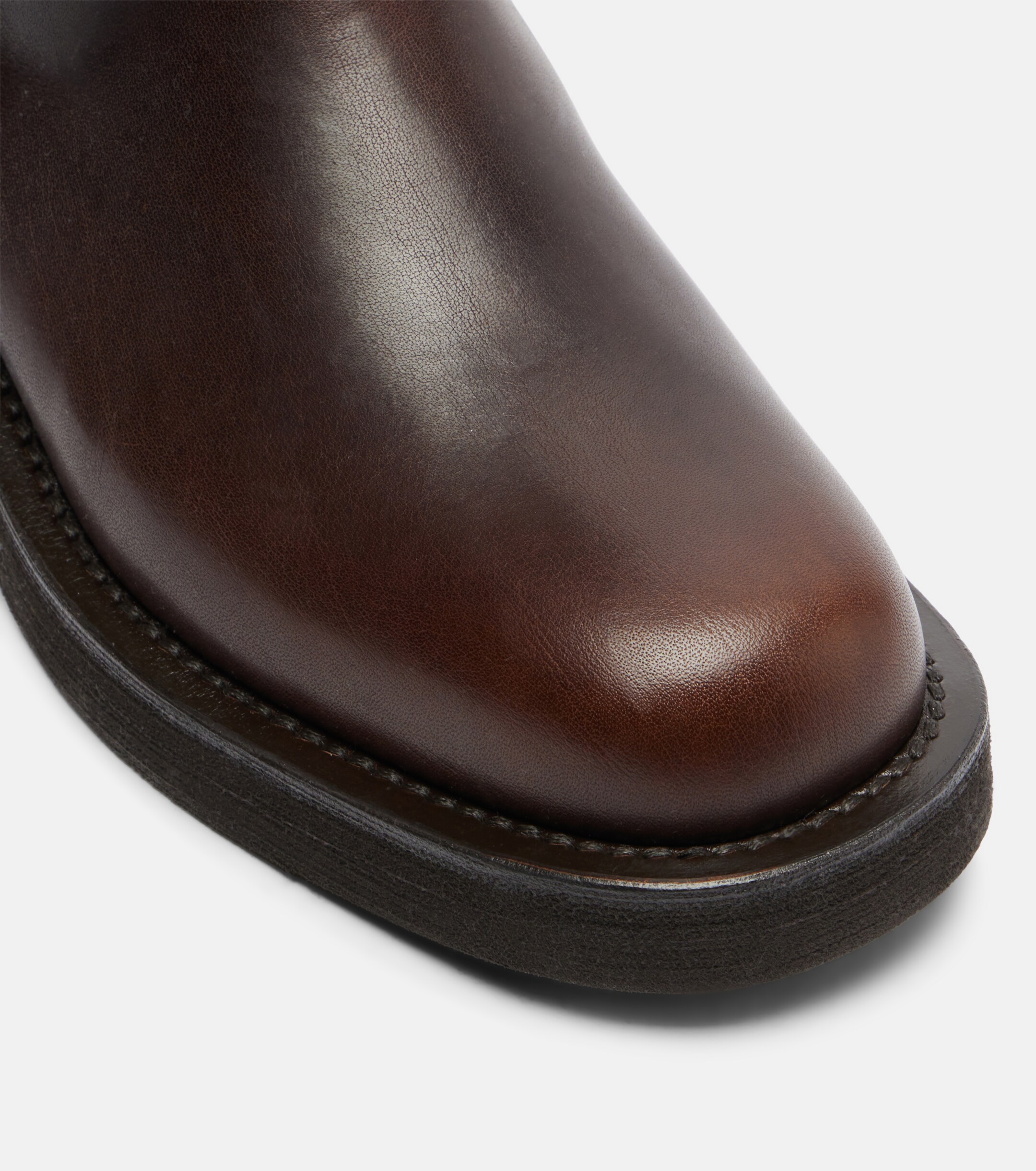 Brunello Cucinelli Brunello Cucinelli Monili leather knee-high boots