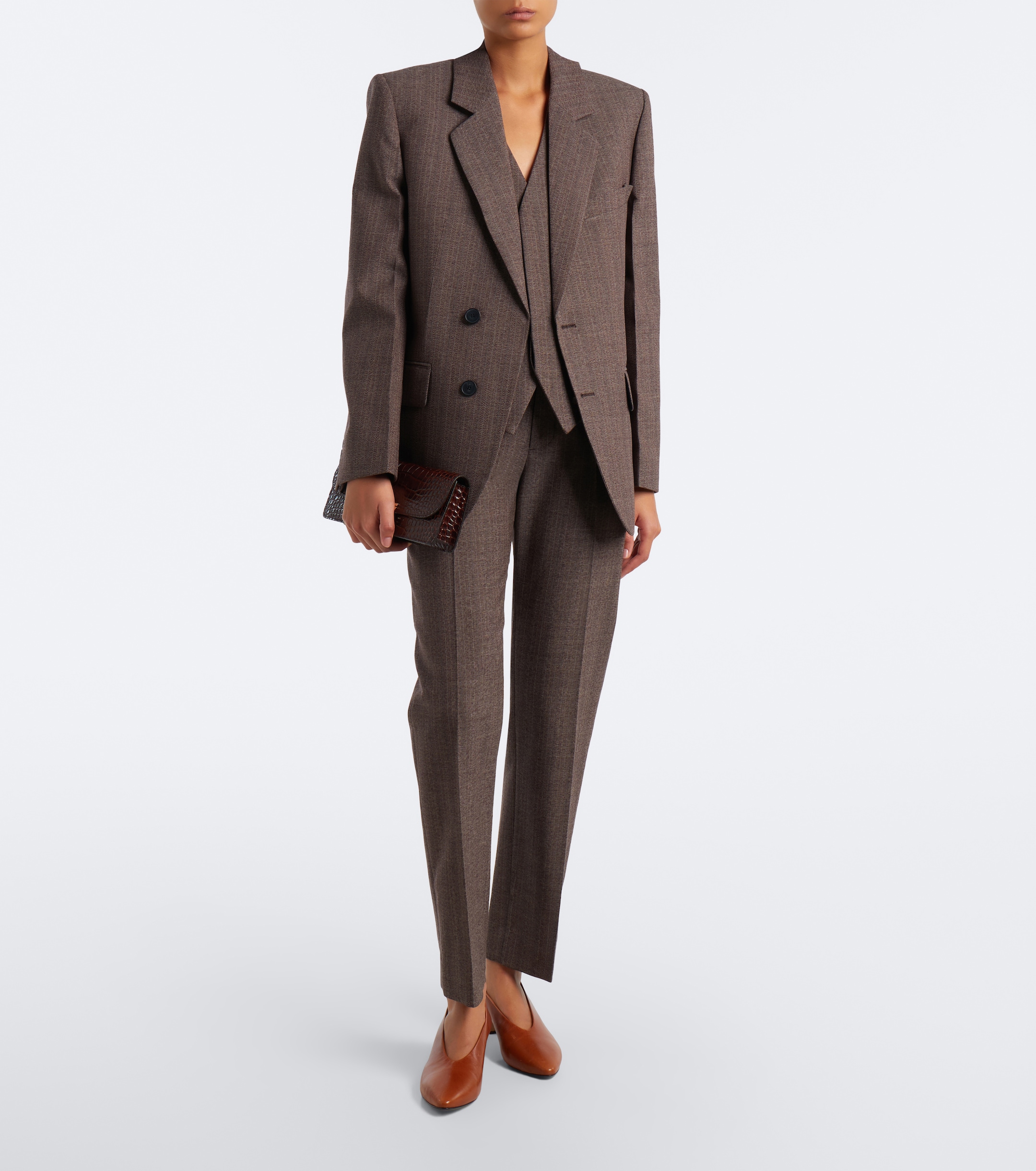 Victoria Beckham Victoria Beckham Pinstripe straight pants