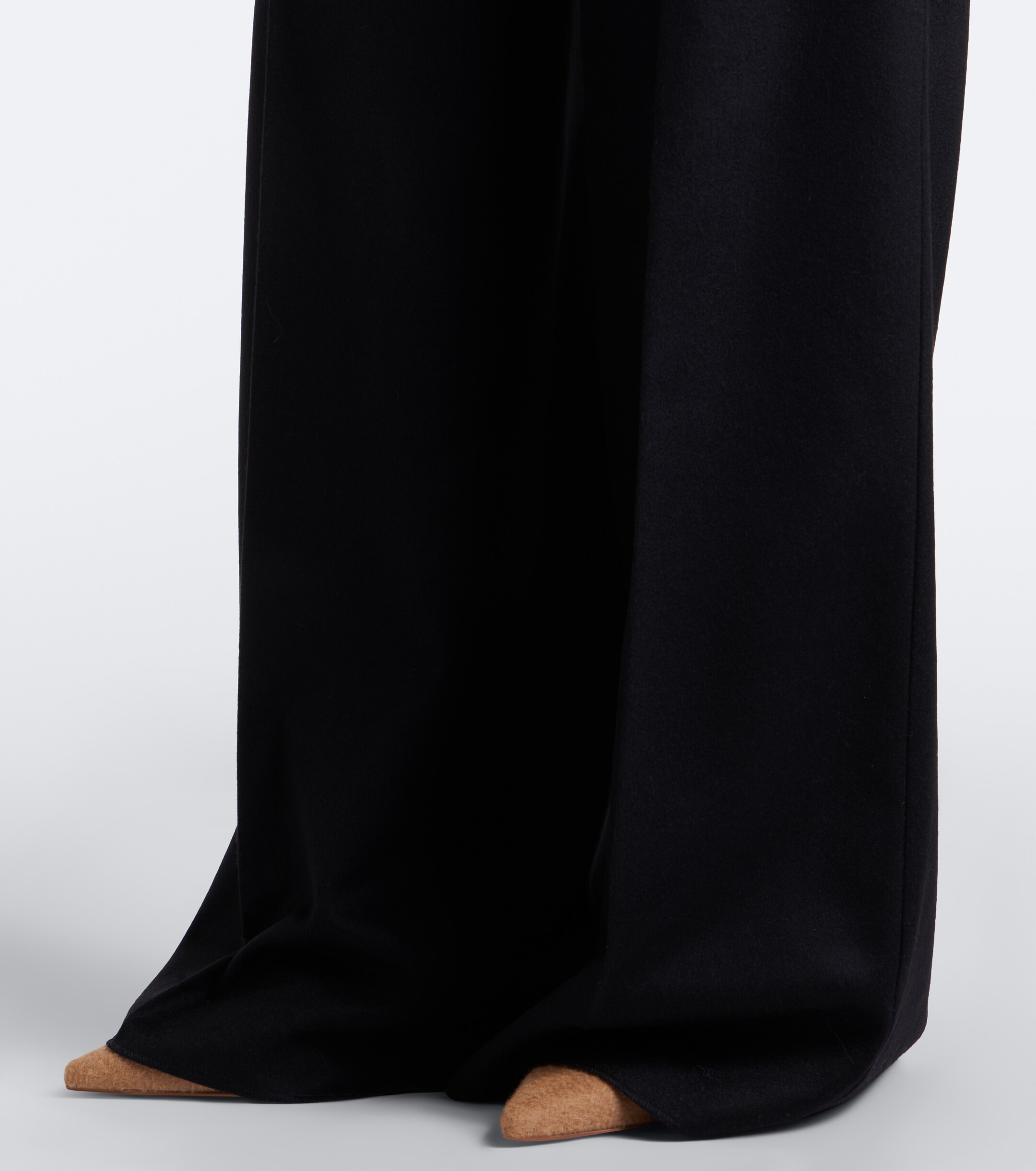 Max Mara Max Mara Camel hair wide-leg pants