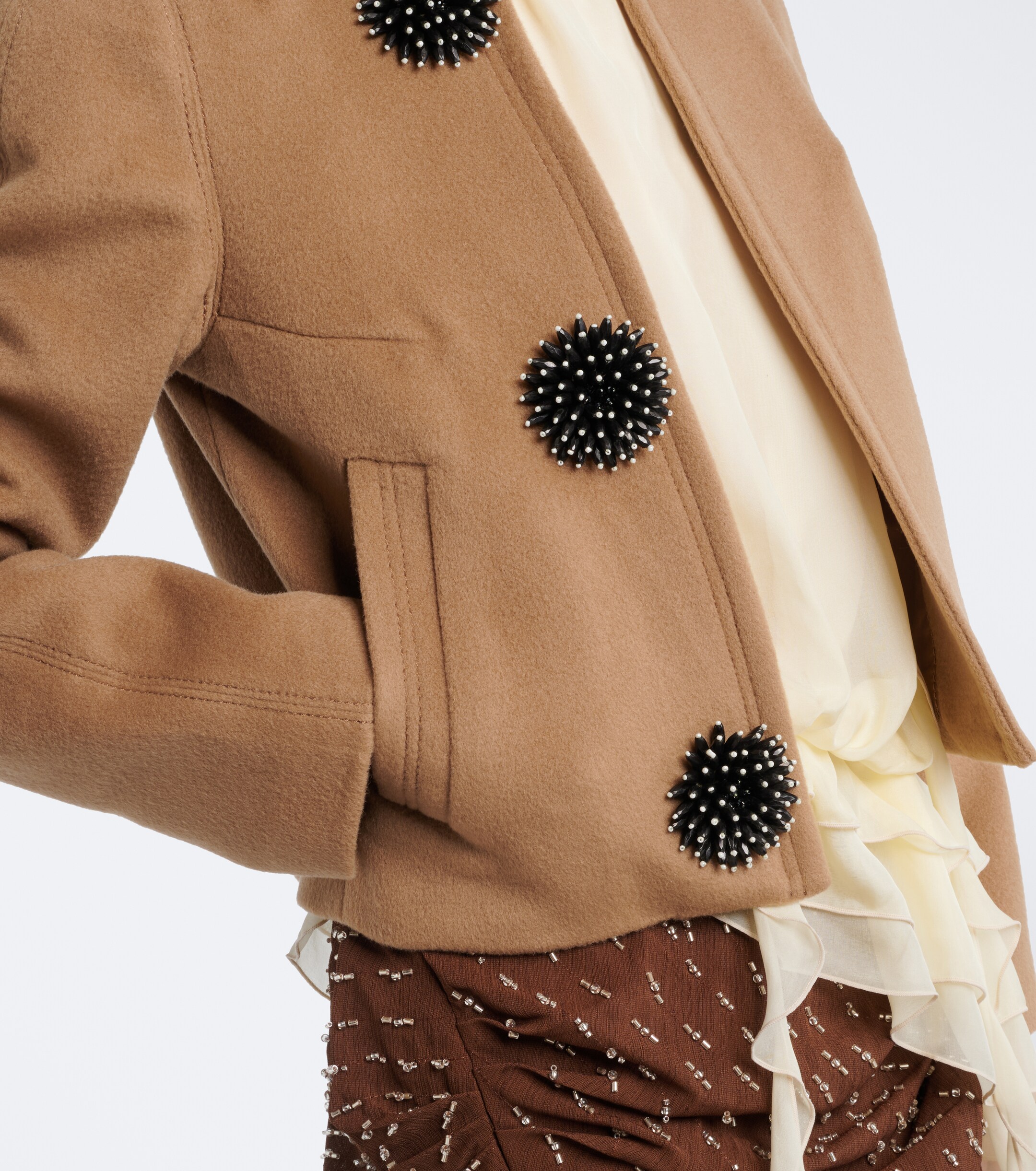 Jacques Wei Jacques Wei Embellished wool jacket