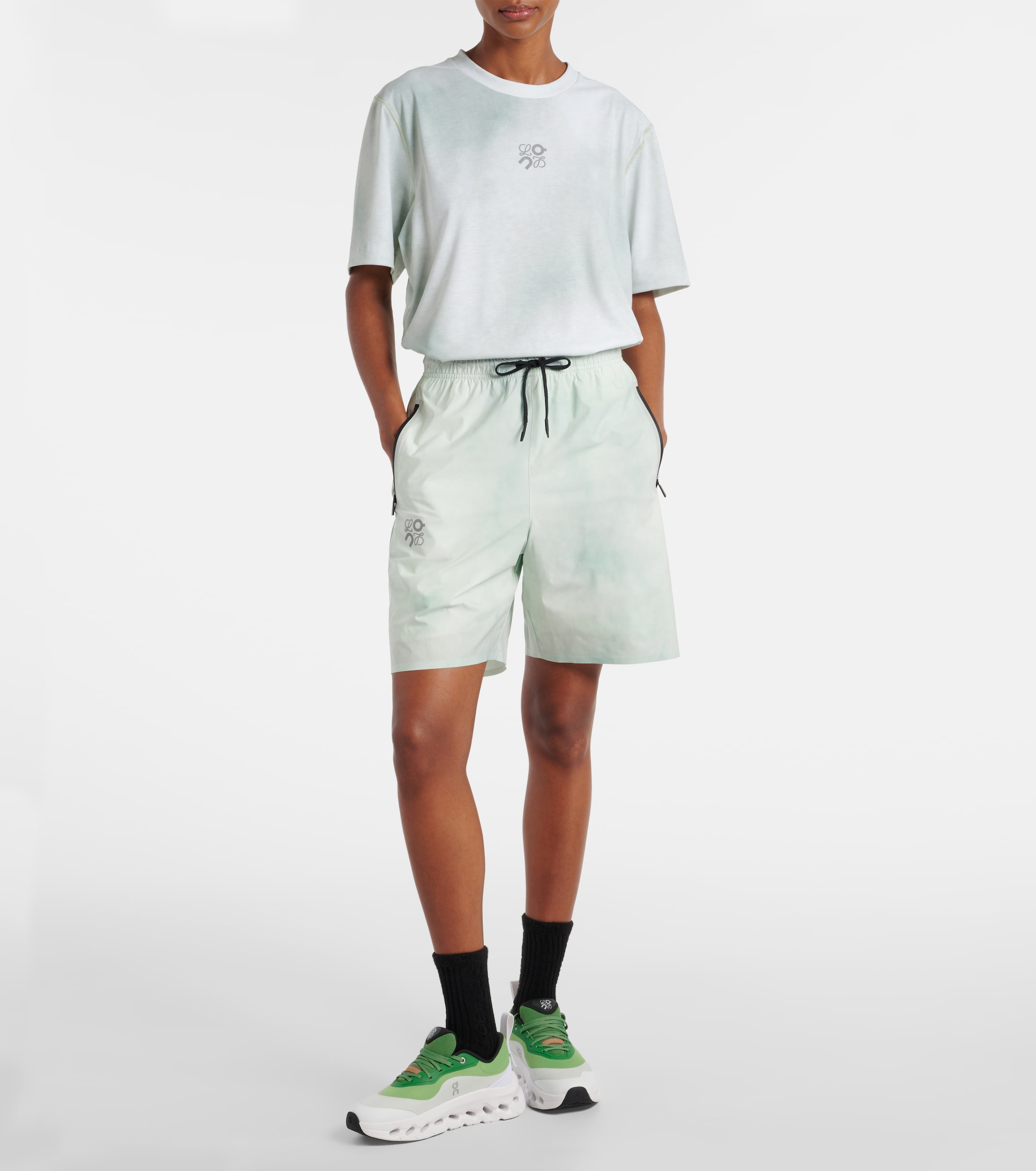 Loewe x On logo tie-dye jersey T-shirt