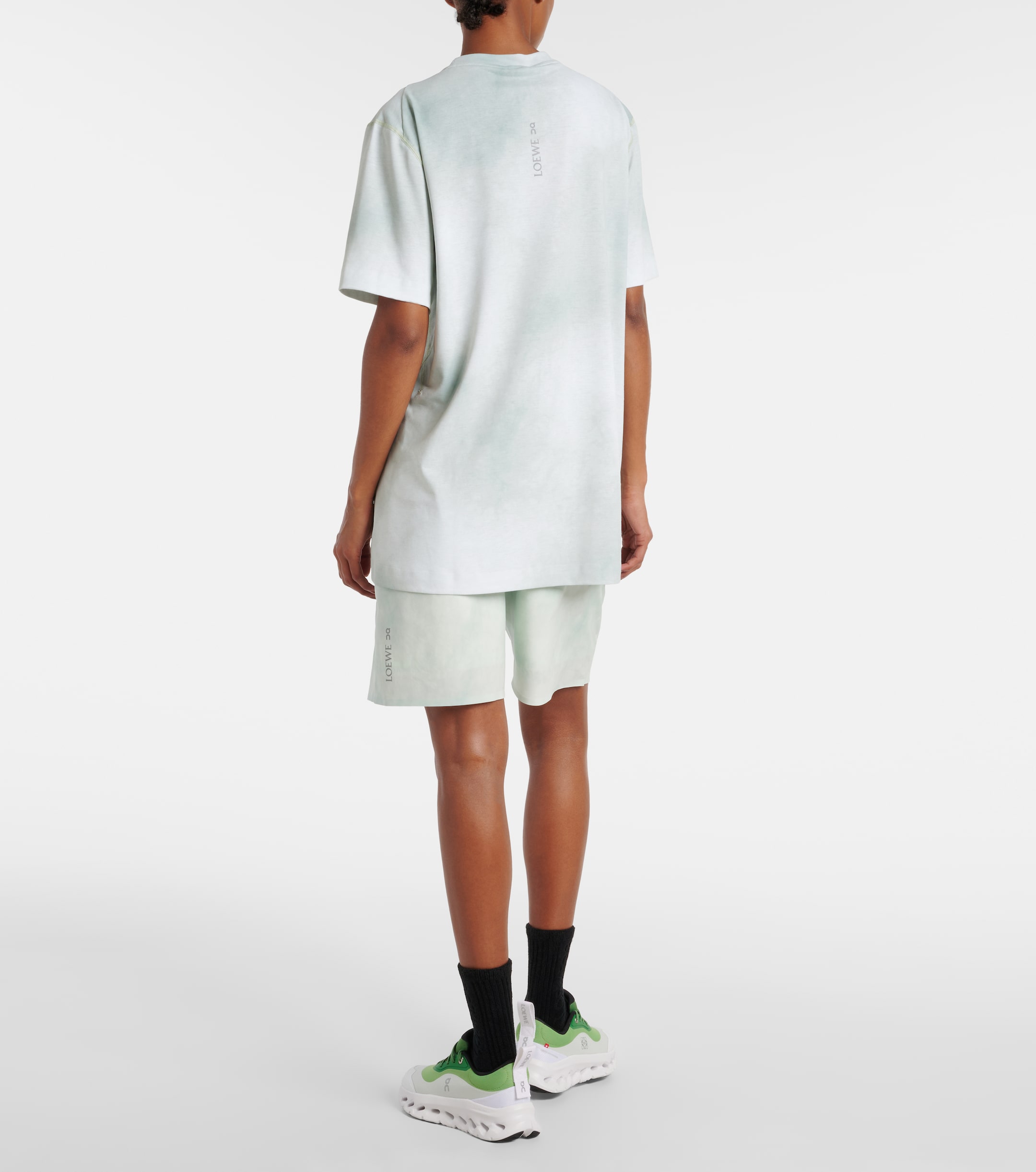 Loewe x On logo tie-dye jersey T-shirt