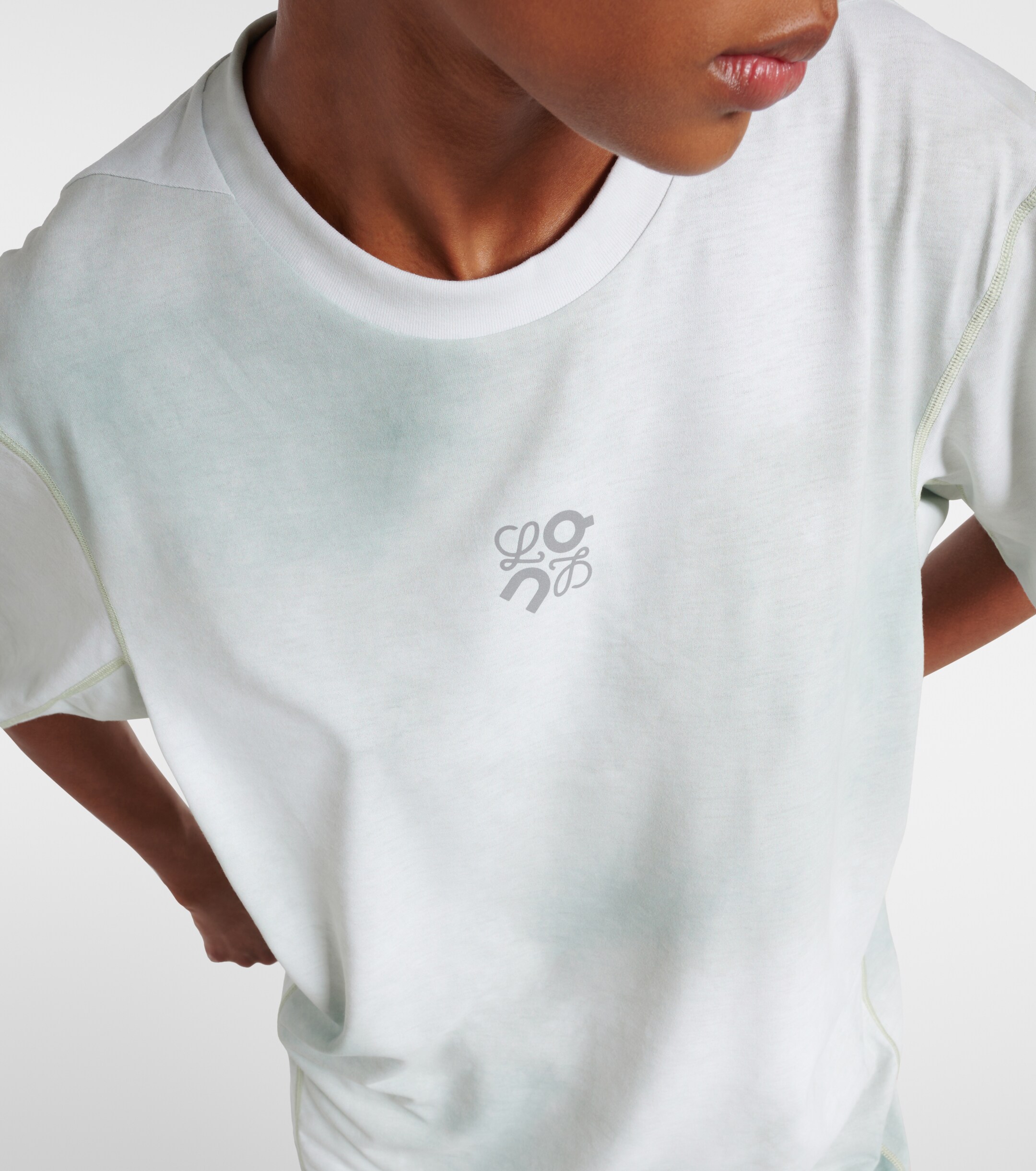 Loewe x On logo tie-dye jersey T-shirt