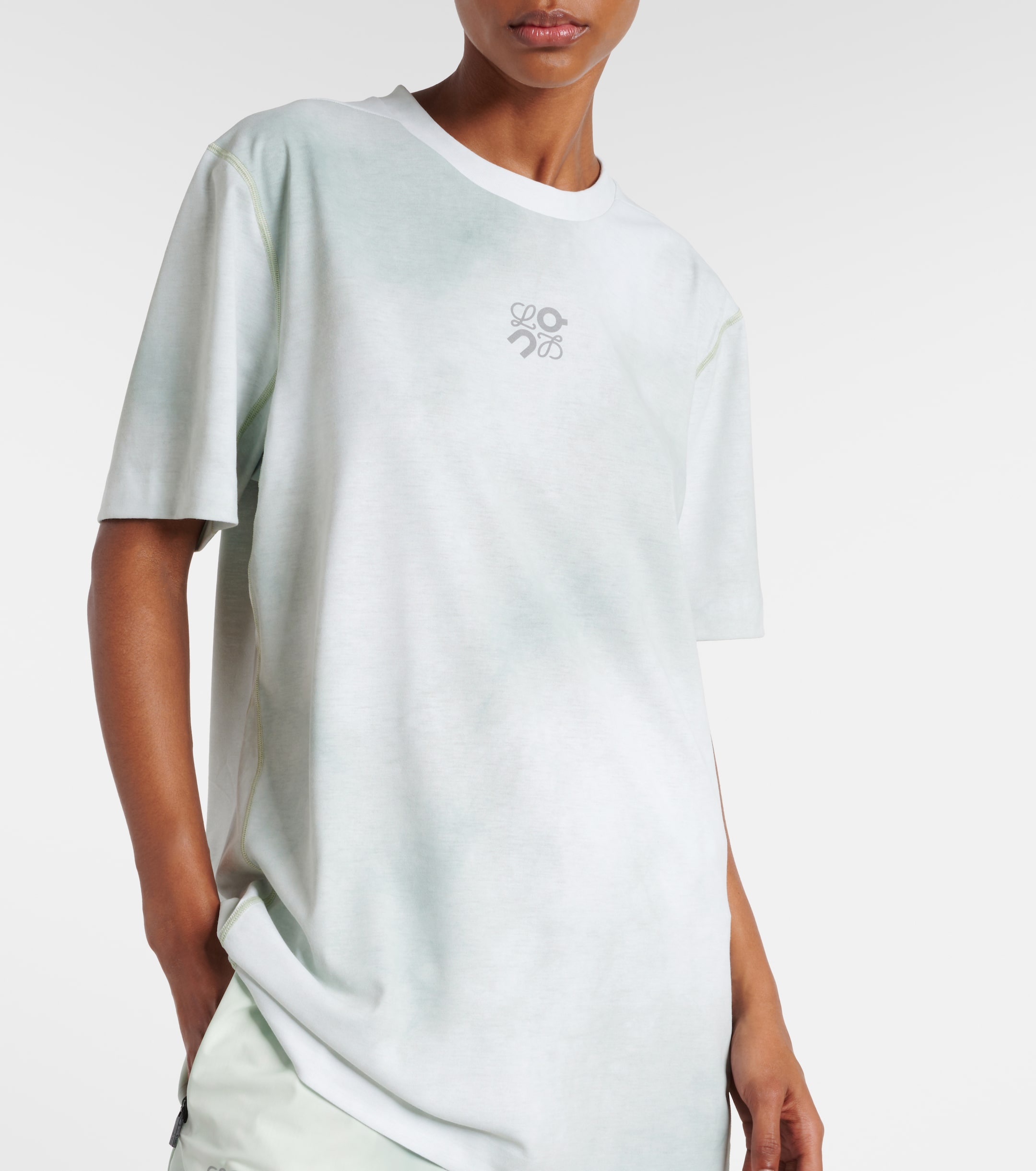 Loewe x On logo tie-dye jersey T-shirt