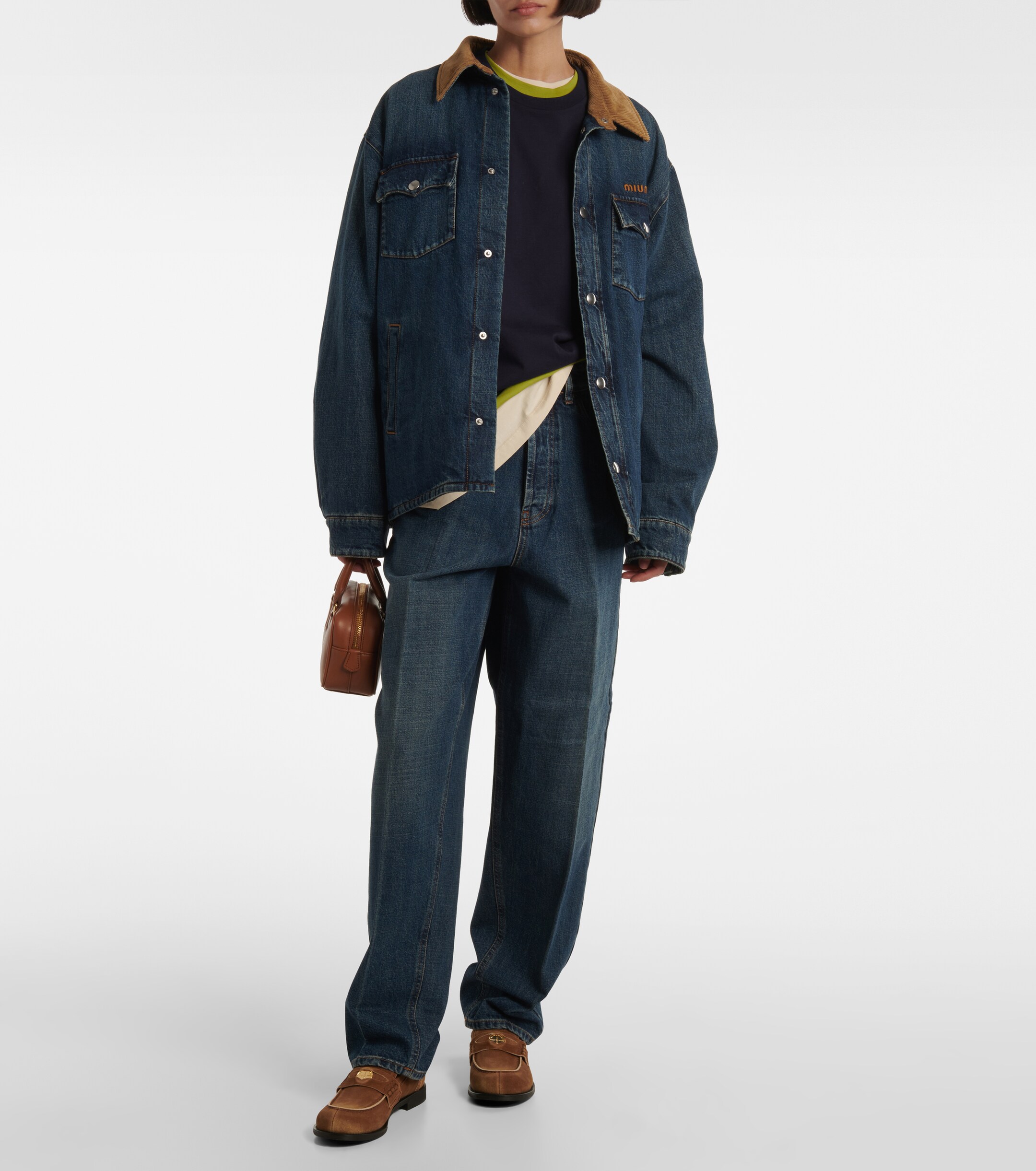 Miu Miu High-rise boyfriend jeans