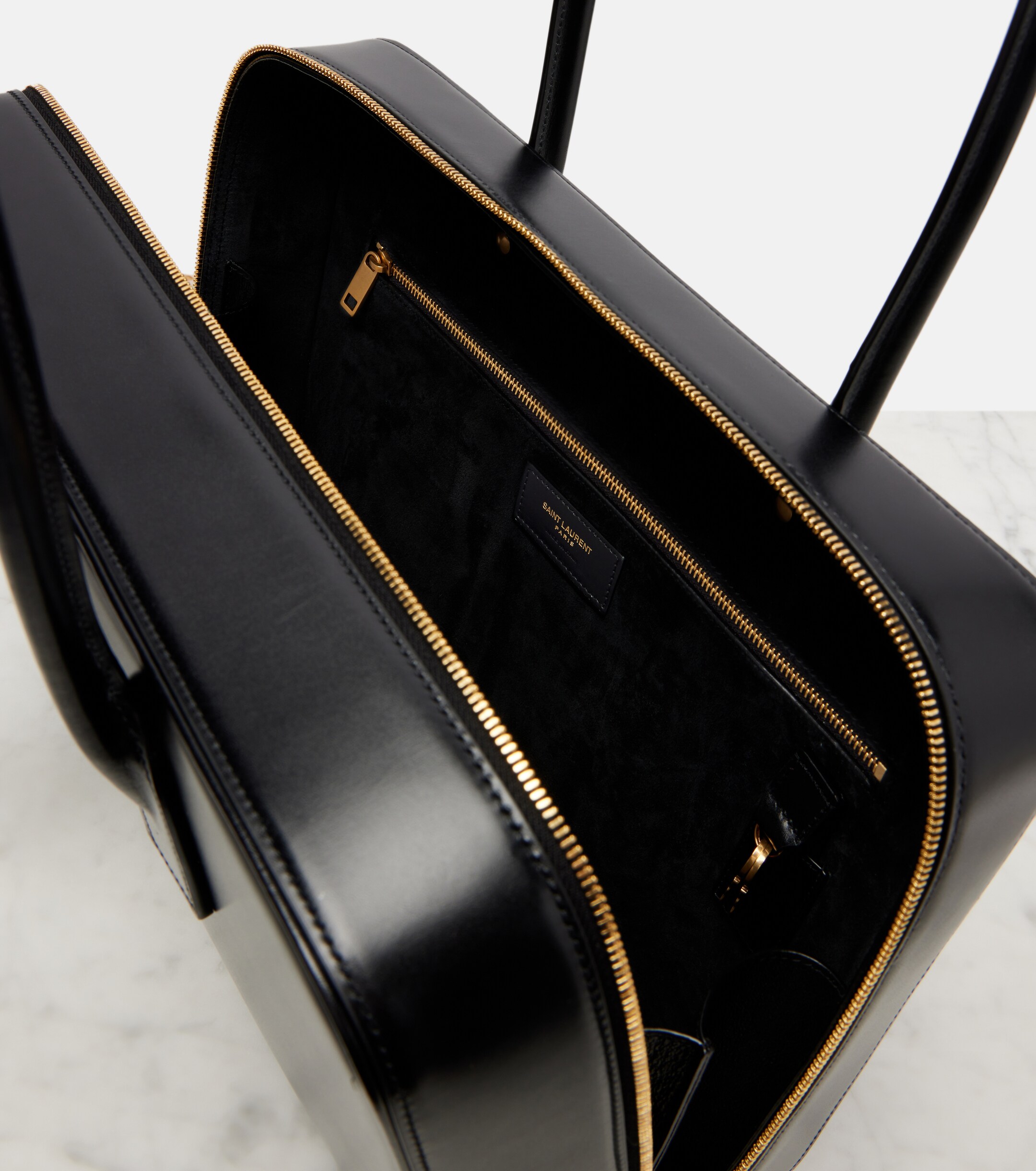 Saint Laurent Sac De Jour leather tote bag