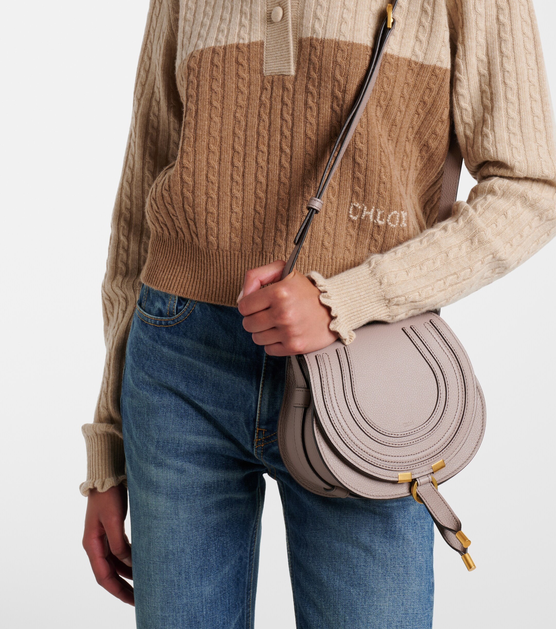 Chloé Marcie Small leather crossbody bag