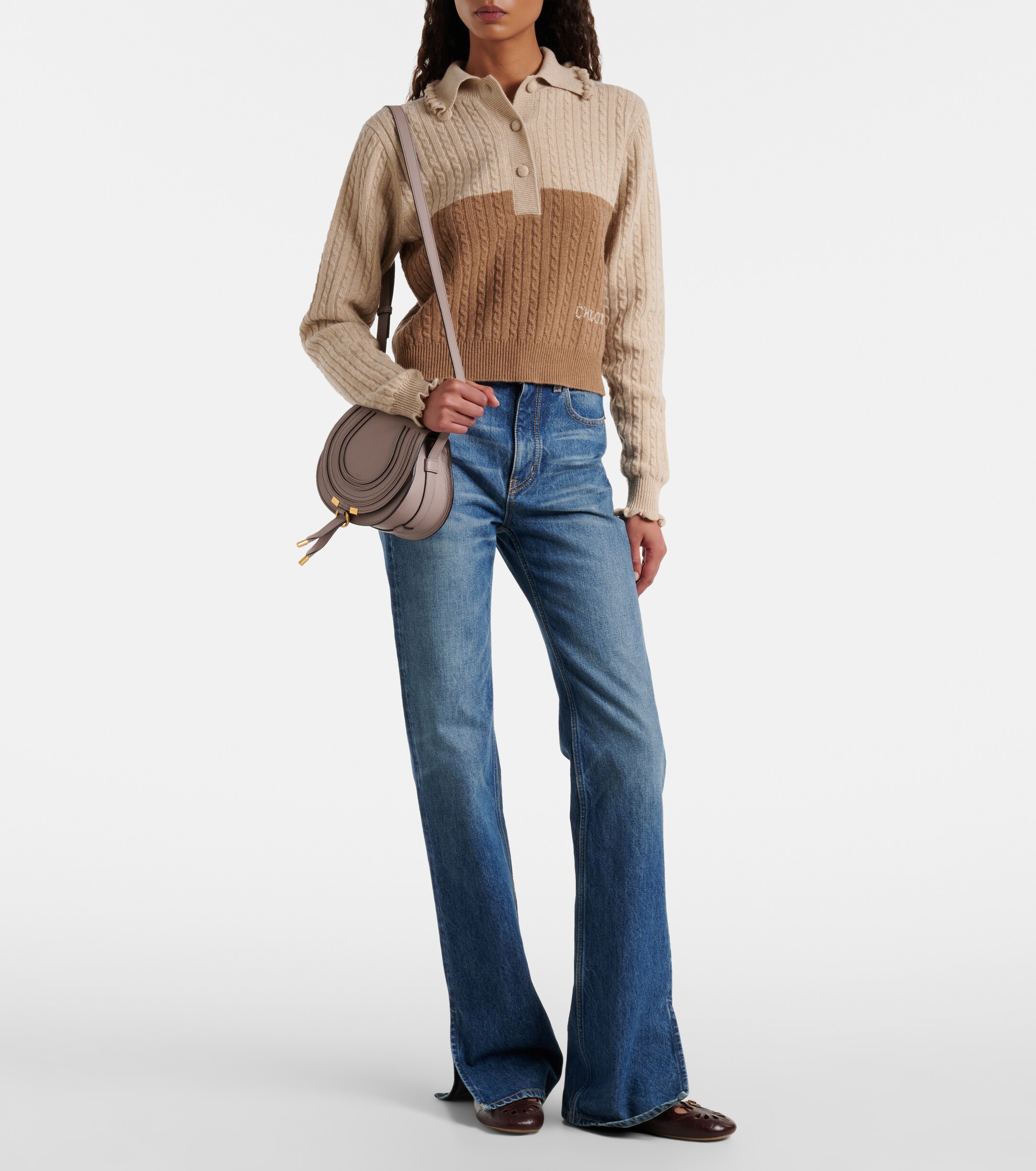 Chloé Marcie Small leather crossbody bag