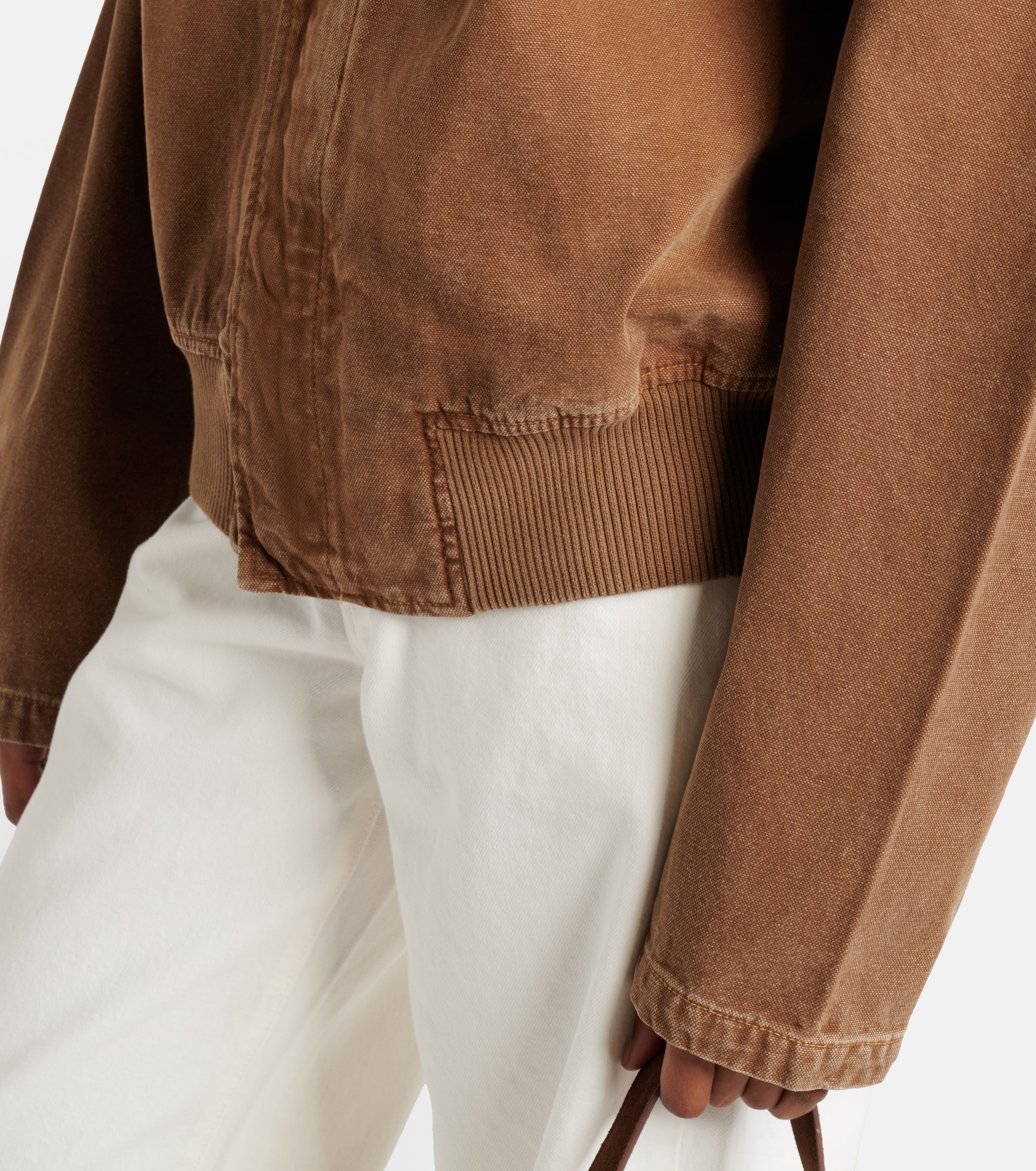 SLVRLAKE Harlem cotton canvas bomber jacket