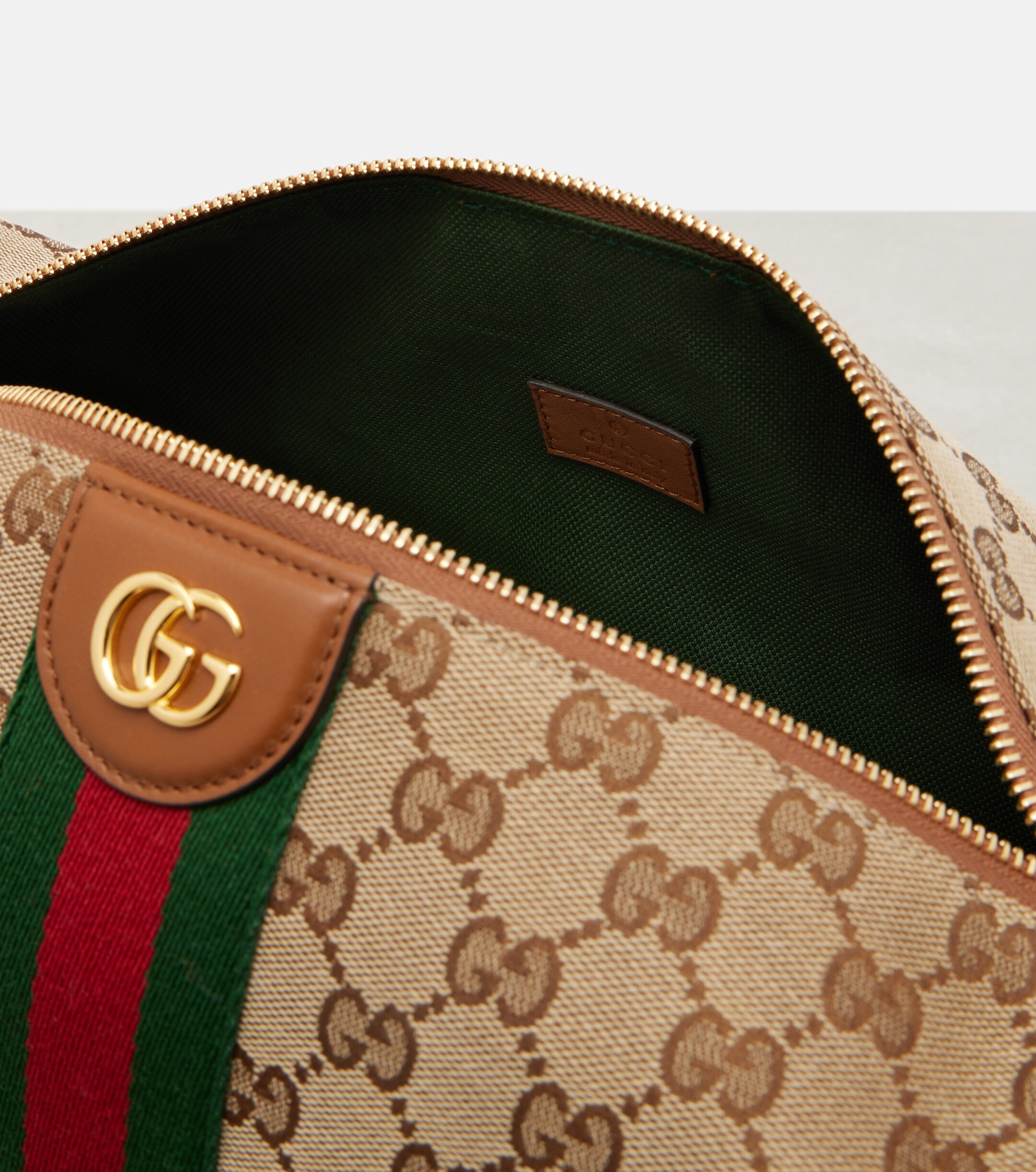 Gucci Gucci Vanity GG Canvas Medium top-handle bag