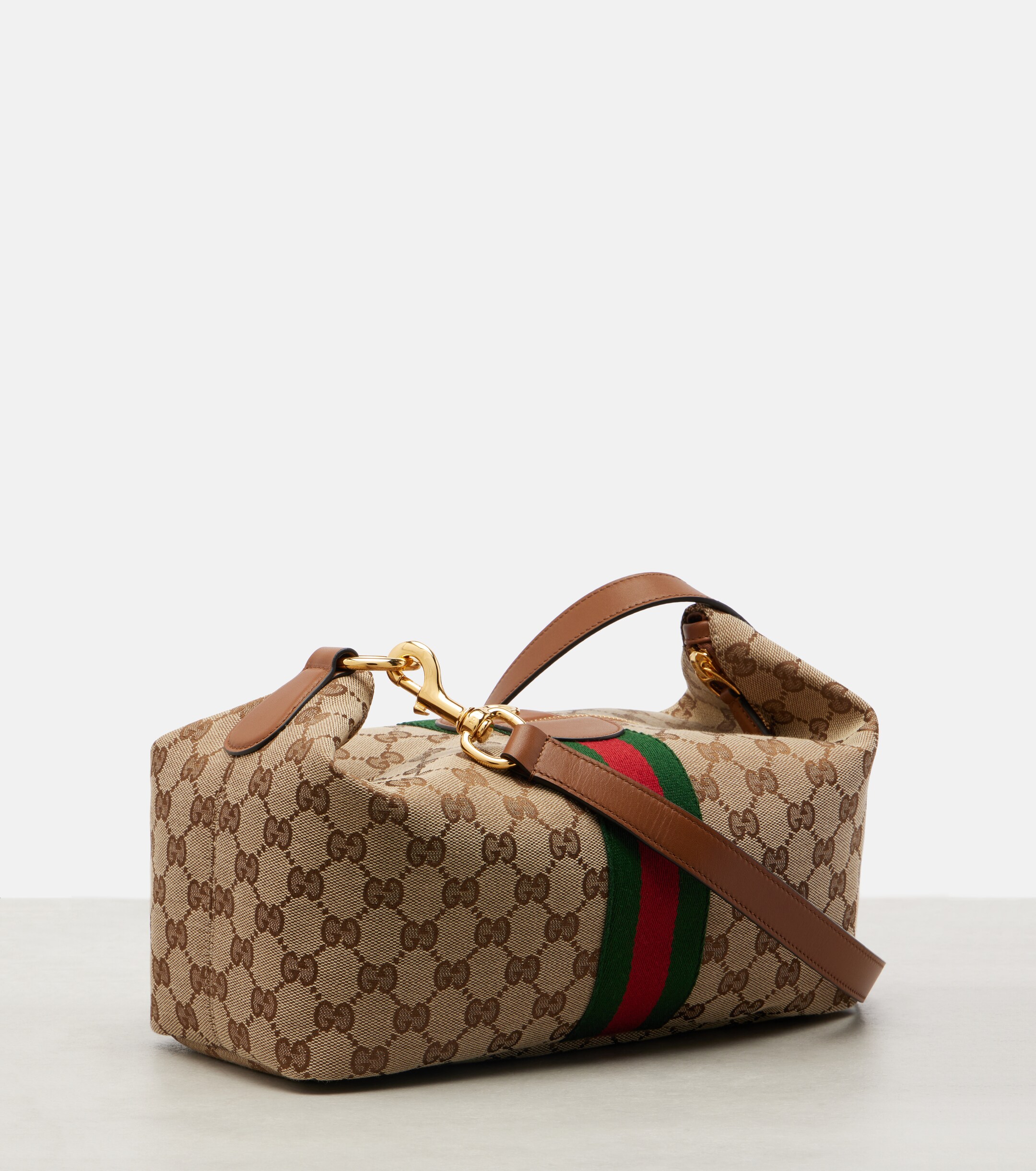 Gucci Gucci Vanity GG Canvas Medium top-handle bag