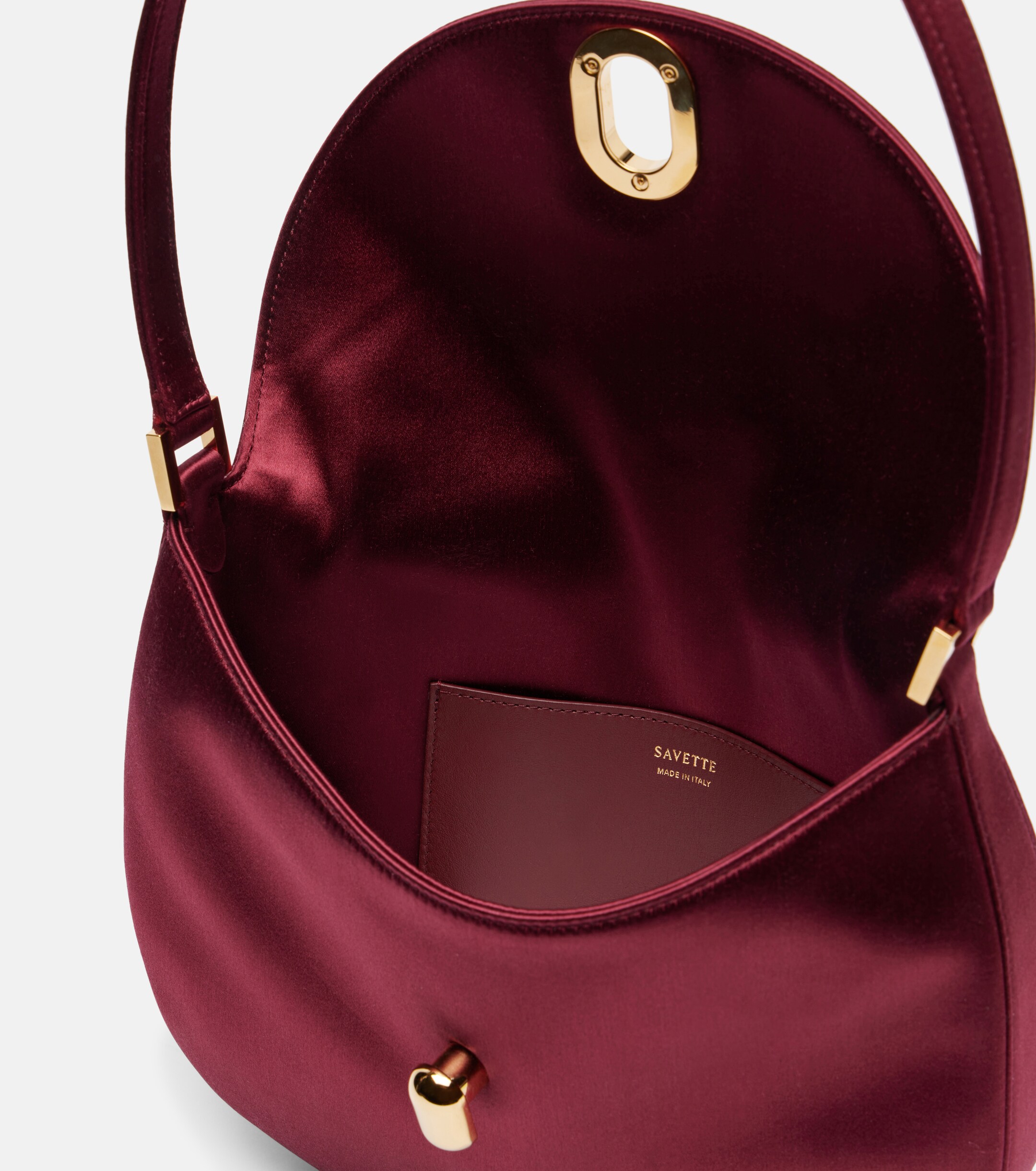 Savette Tondo Small satin shoulder bag thumbnail