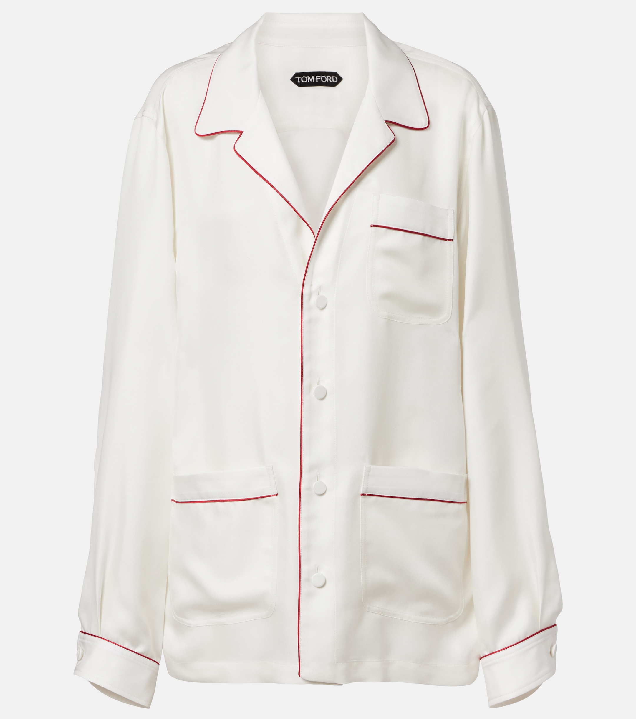 Tom Ford Silk twill pajama shirt