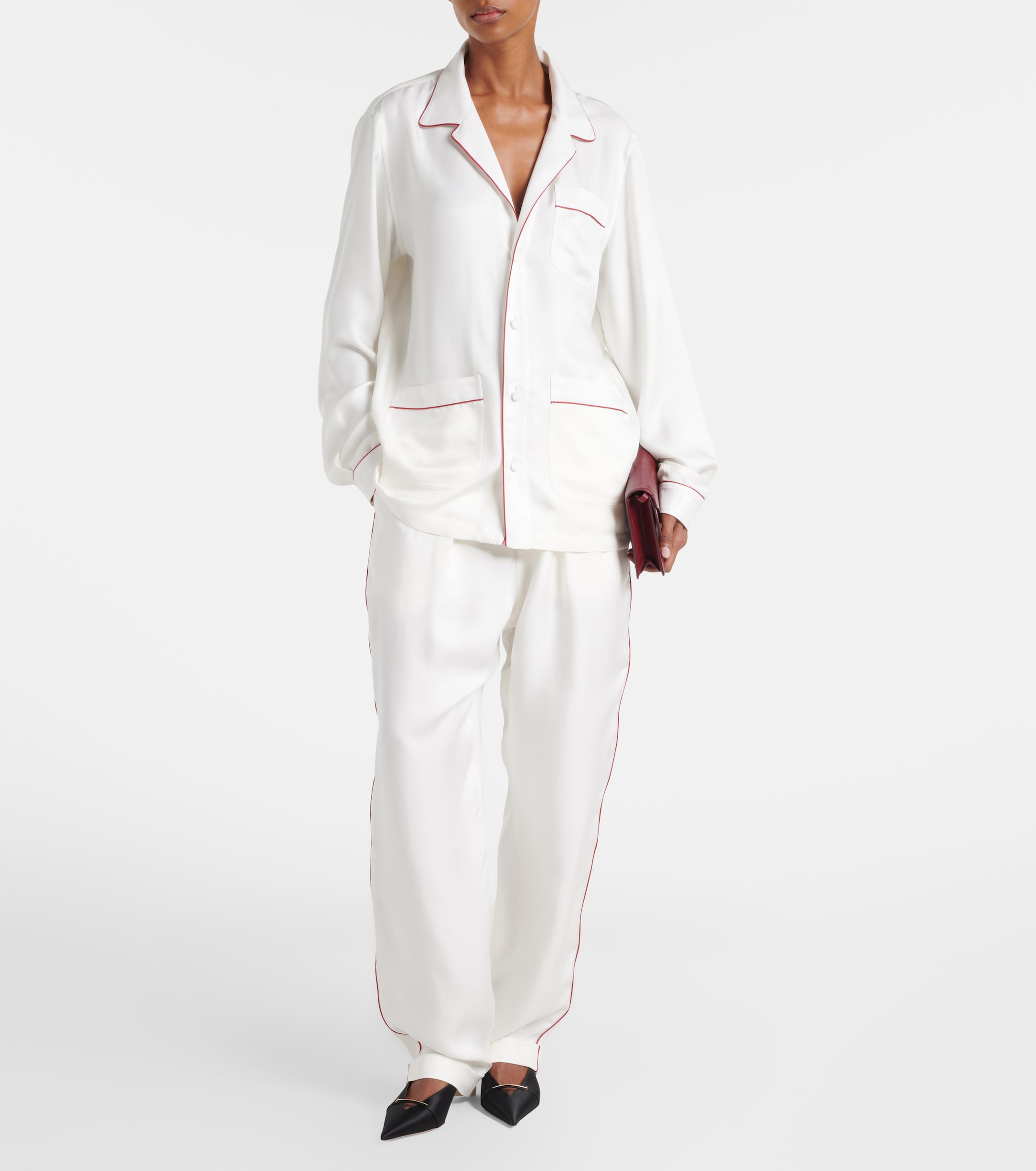 Tom Ford Silk twill pajama shirt