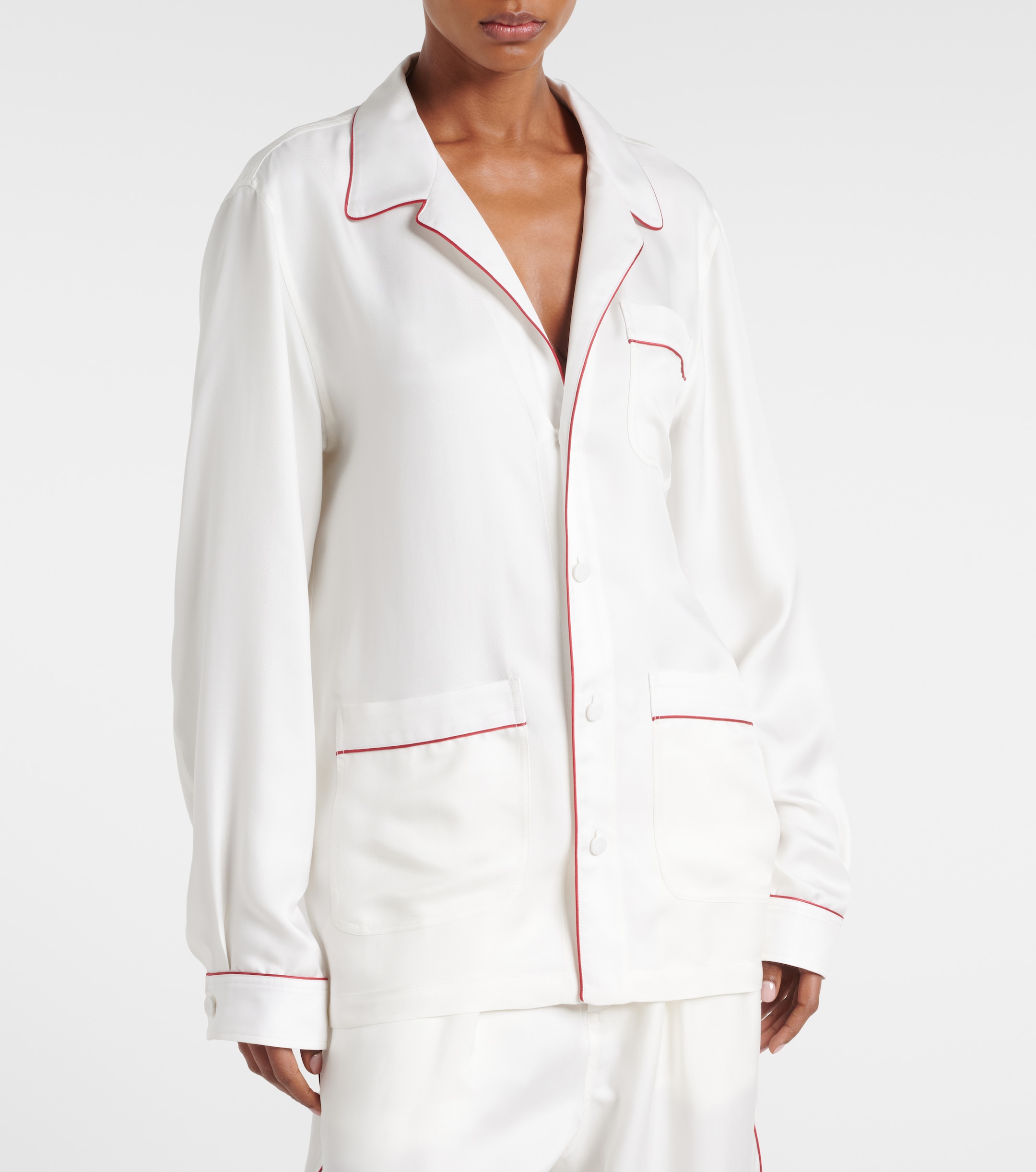 Tom Ford Silk twill pajama shirt