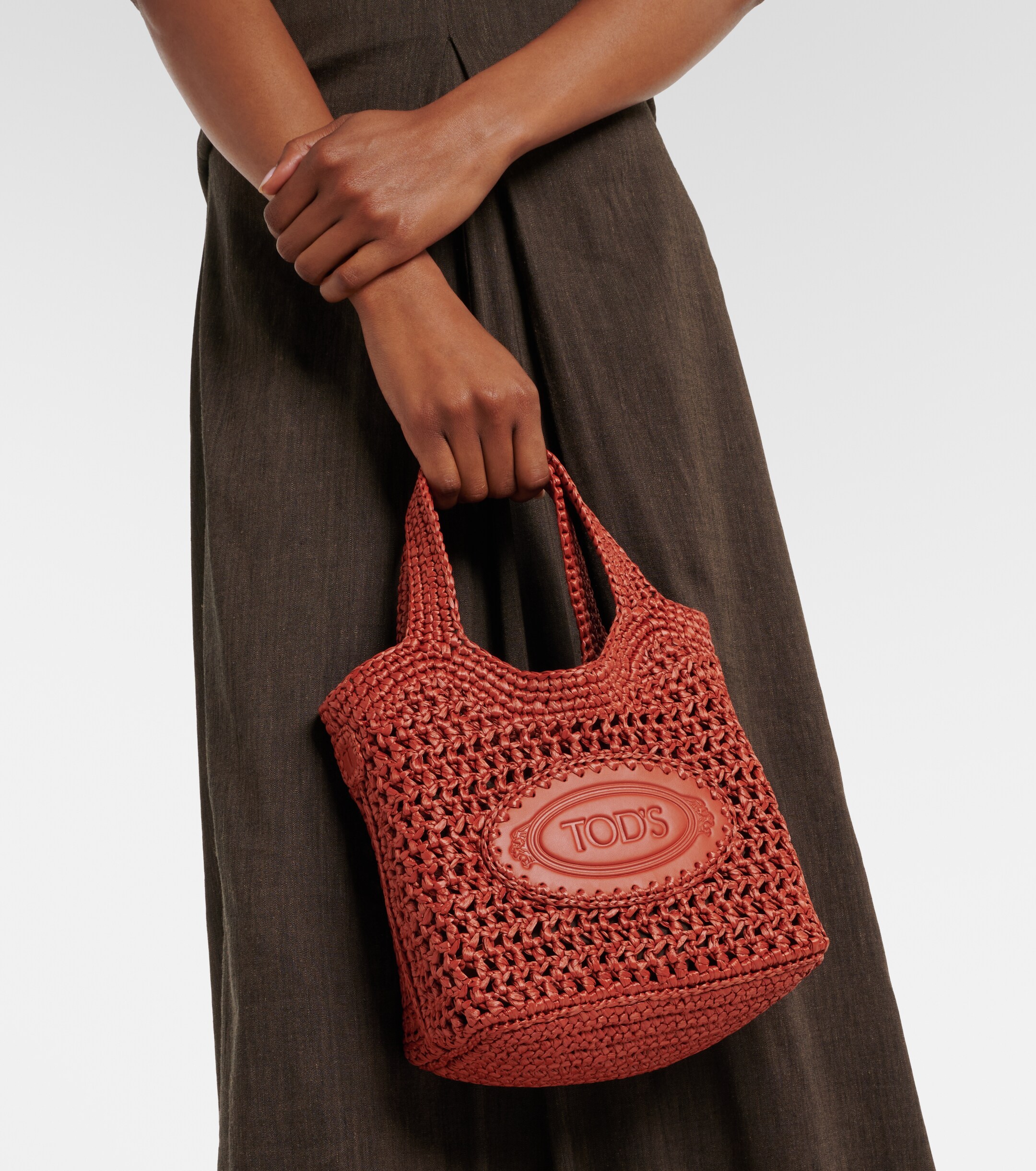 Tod's EBL Small woven tote bag