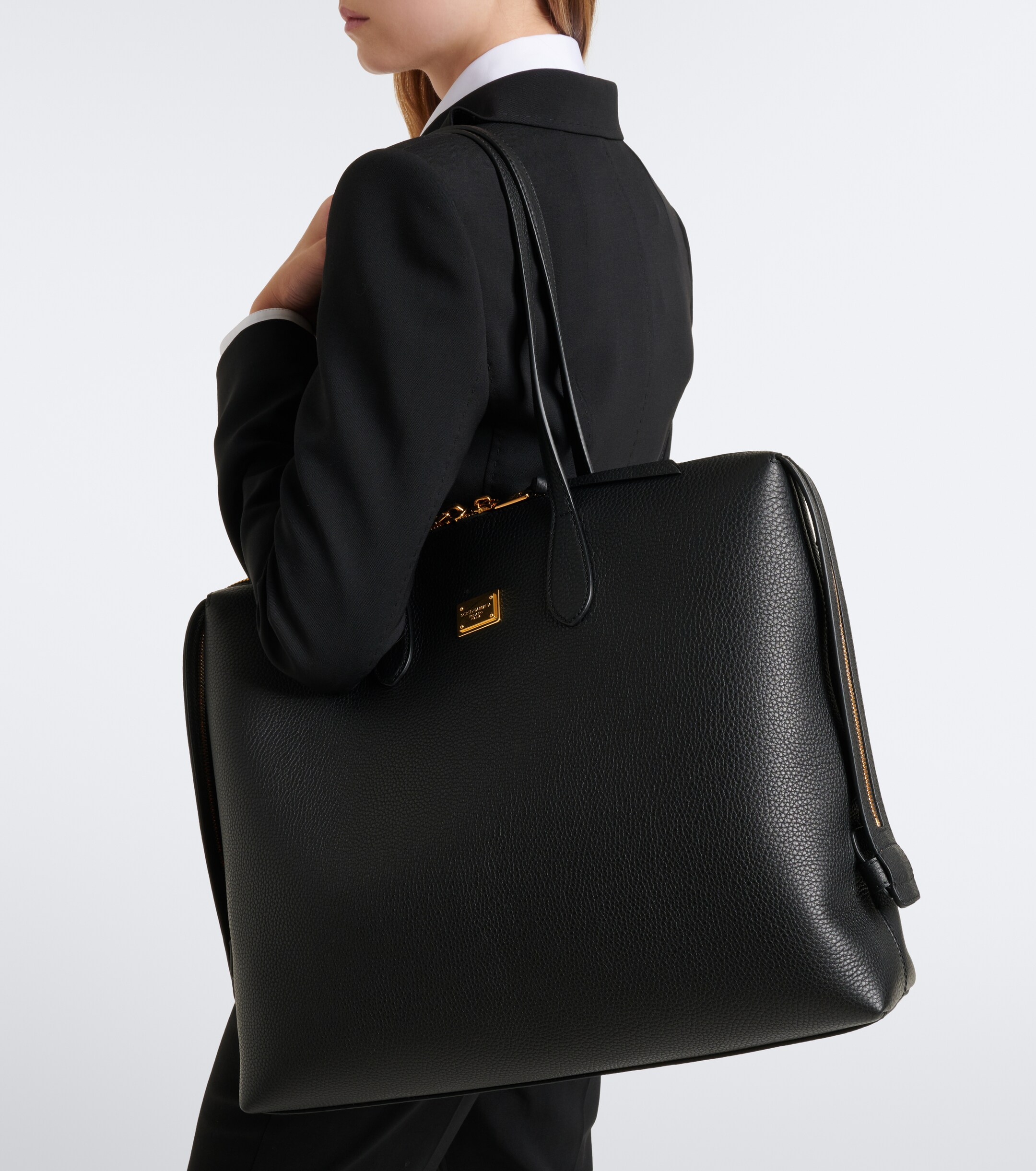 Dolce&Gabbana Vittoria Large leather tote bag