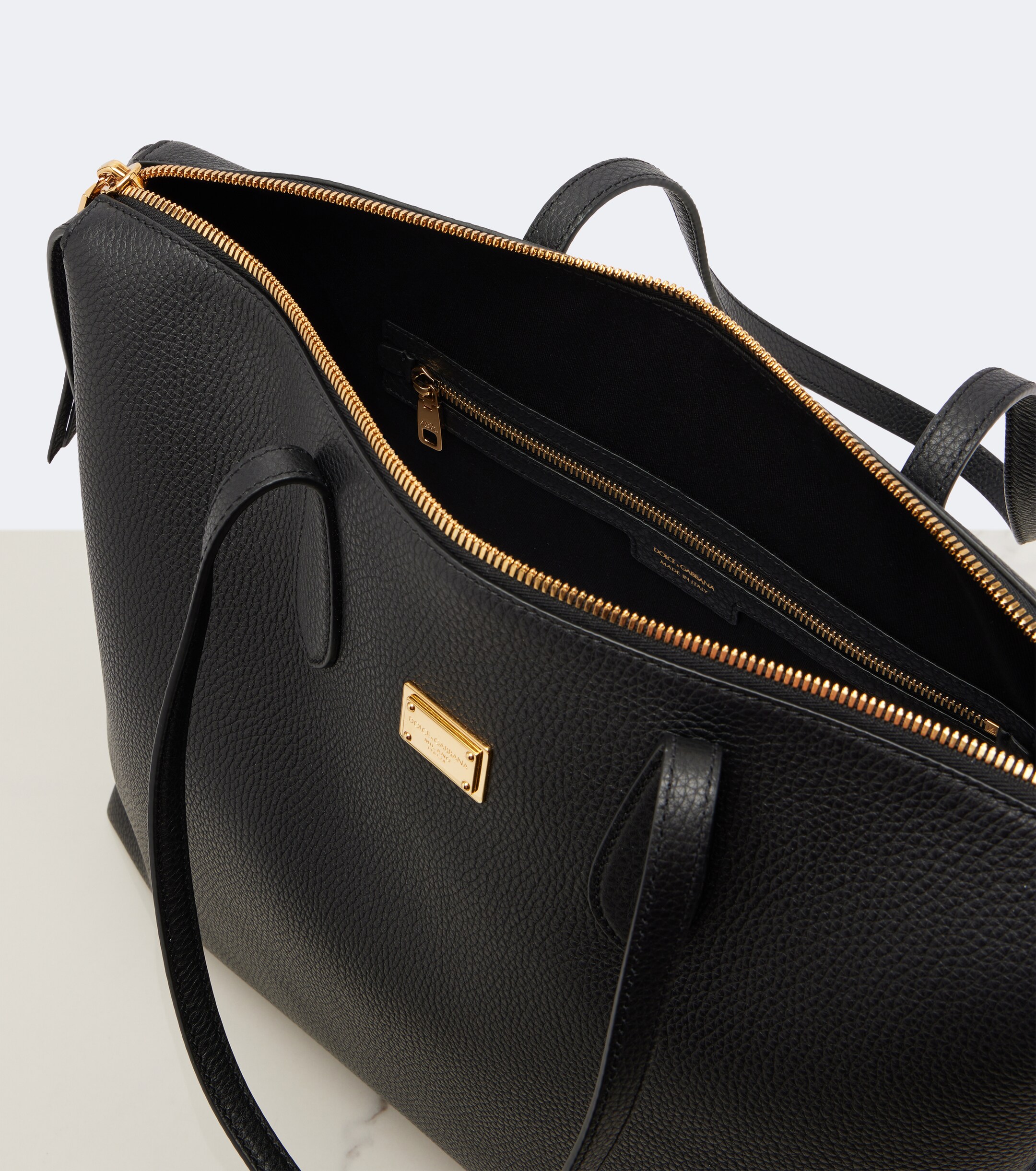 Dolce&Gabbana Vittoria Large leather tote bag