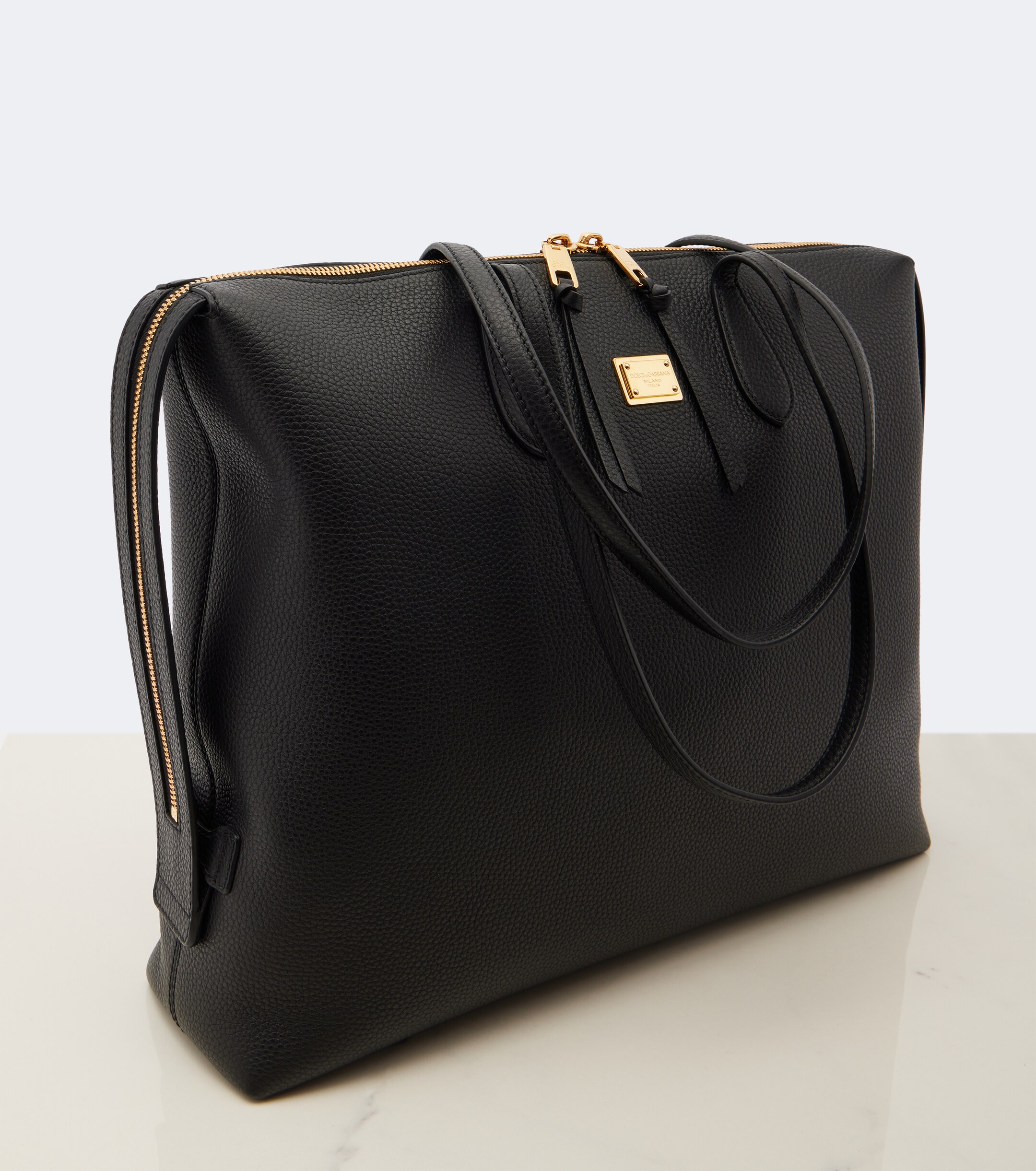 Dolce&Gabbana Vittoria Large leather tote bag