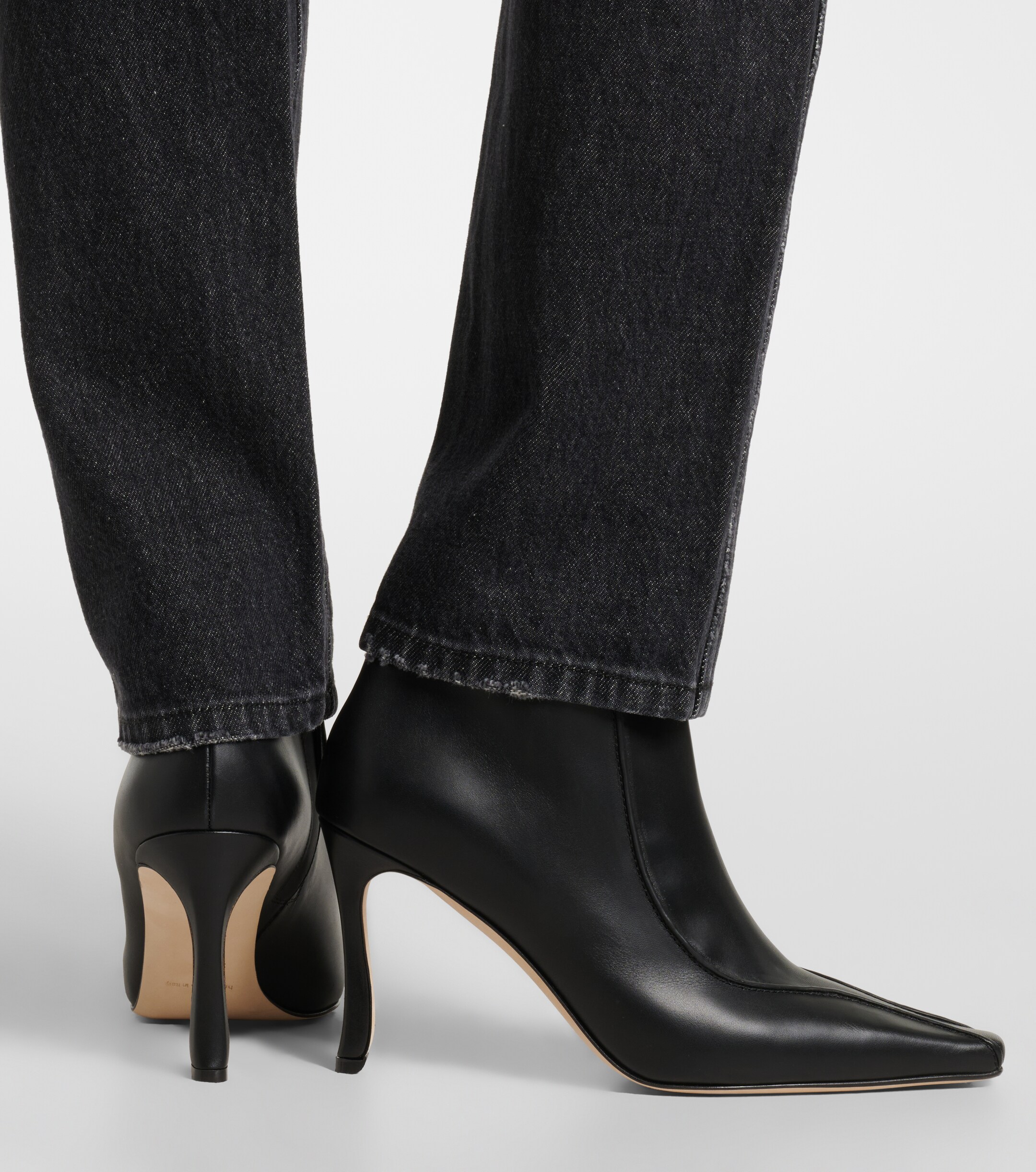MANOLO BLAHNIK Manolo Blahnik Milleta leather ankle boots