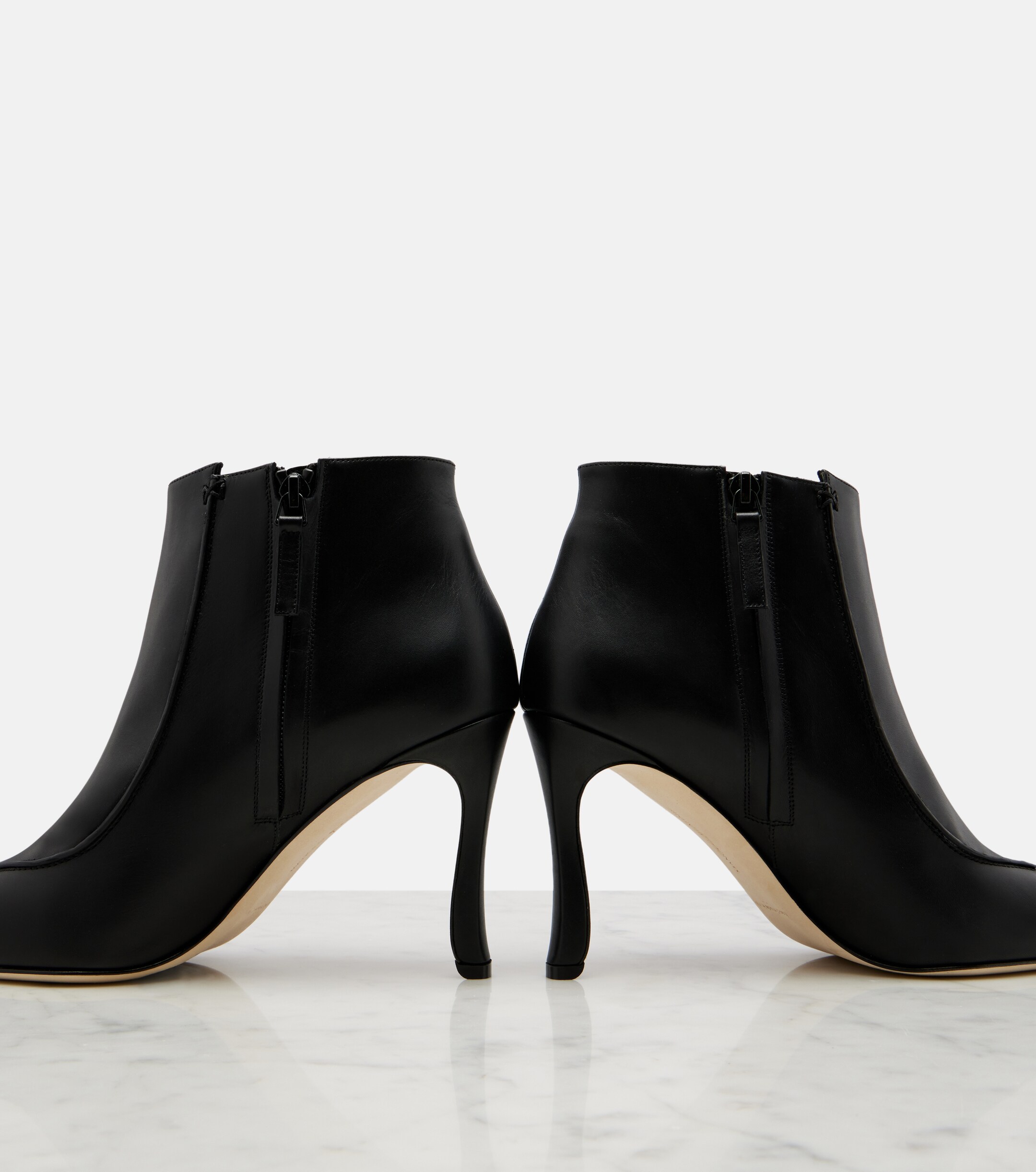 MANOLO BLAHNIK Manolo Blahnik Milleta leather ankle boots