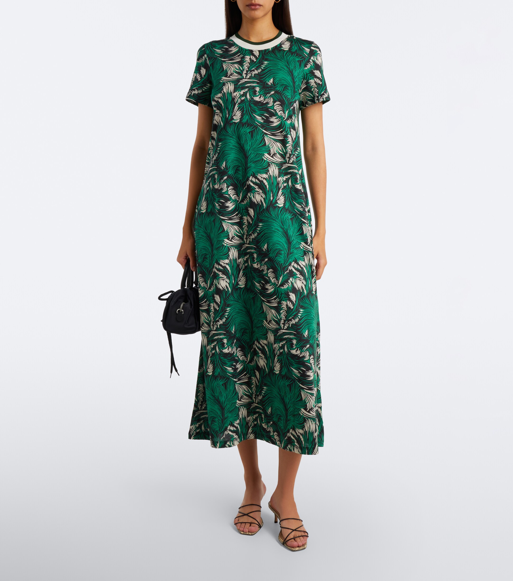 La DoubleJ La DoubleJ Sporty Swing cotton jersey midi dress