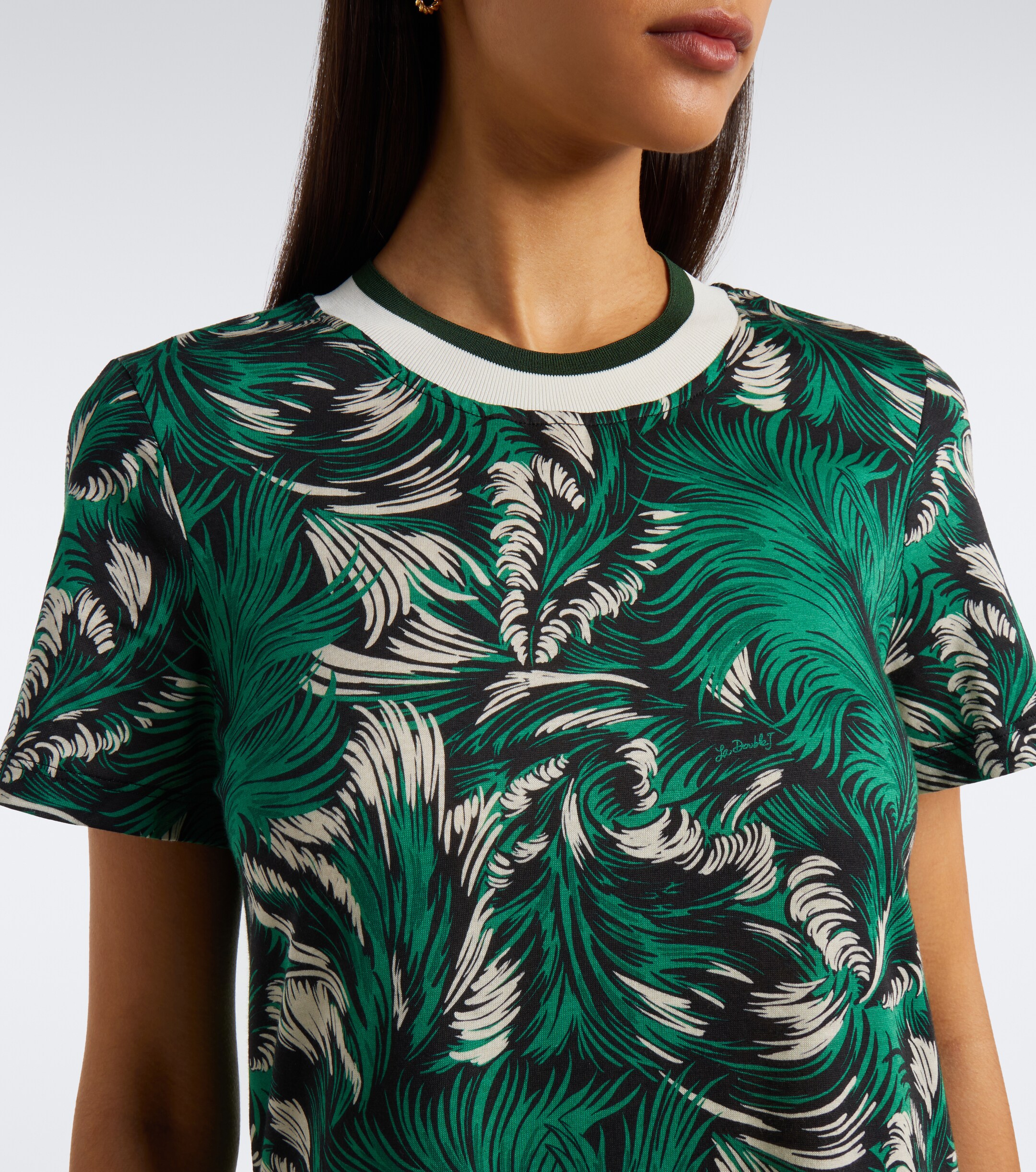 La DoubleJ La DoubleJ Sporty Swing cotton jersey midi dress