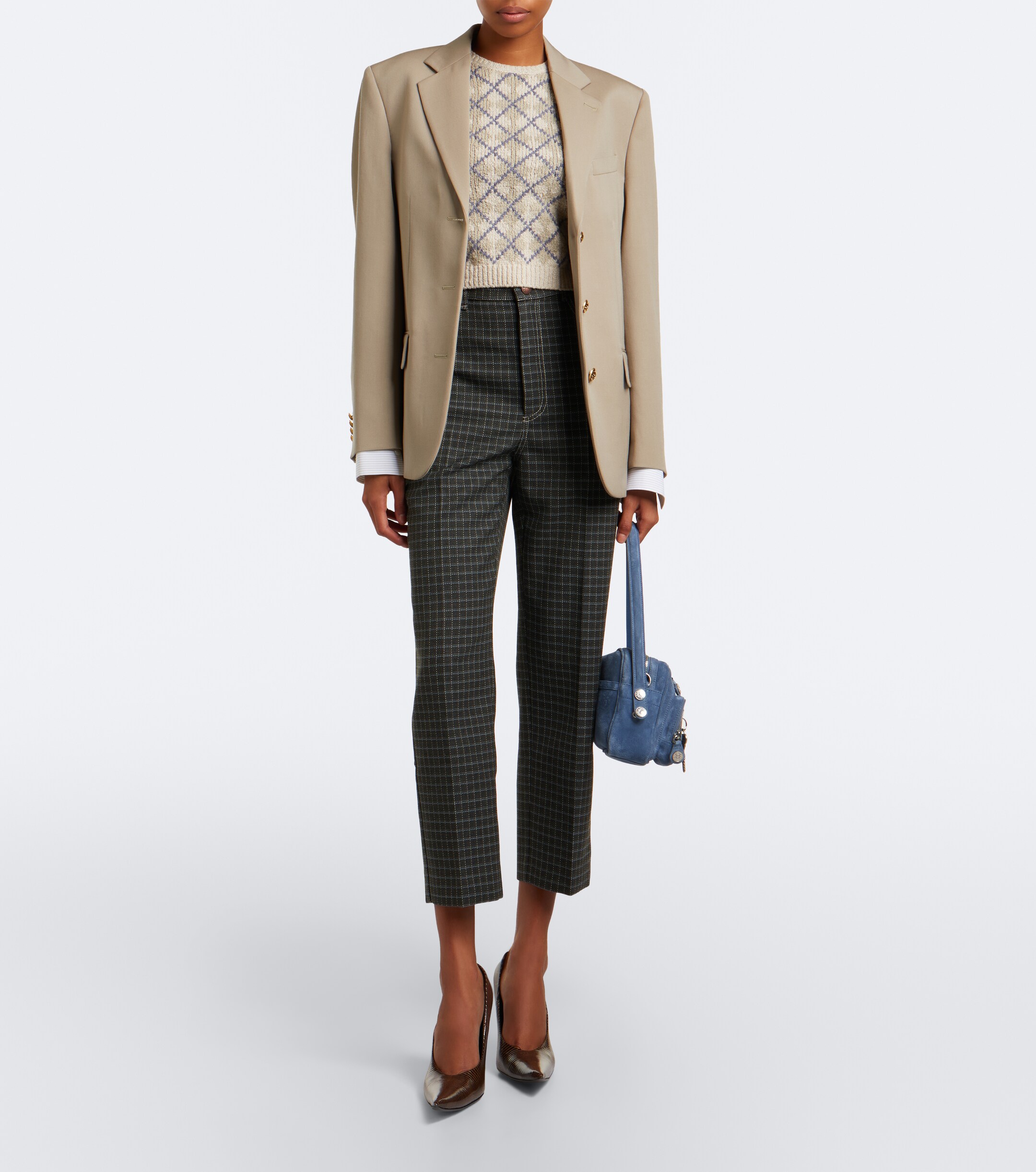 Acne Studios Acne Studios Checked straight pants
