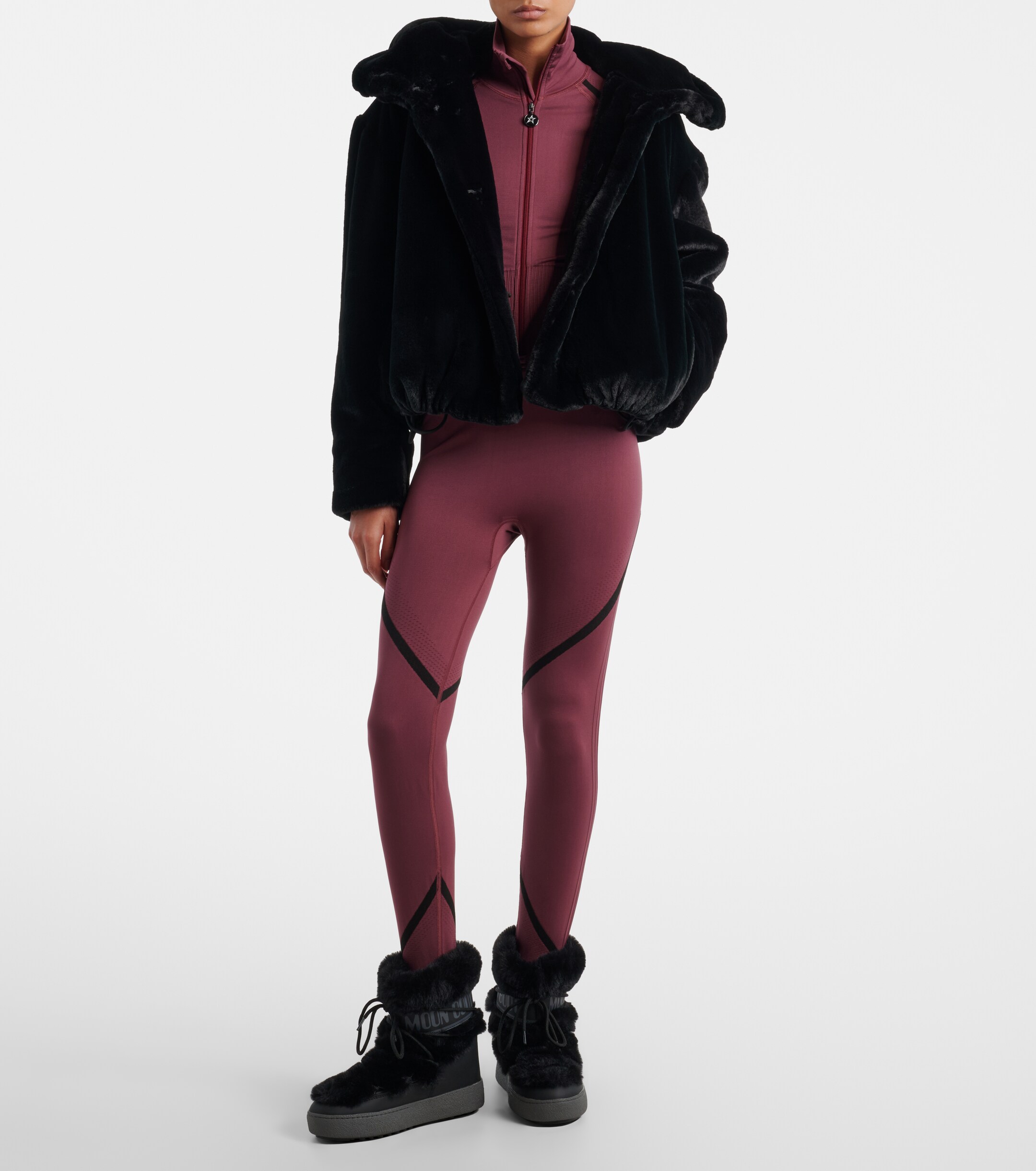 PERFECT MOMENT Perfect Moment Hooded ski jacket