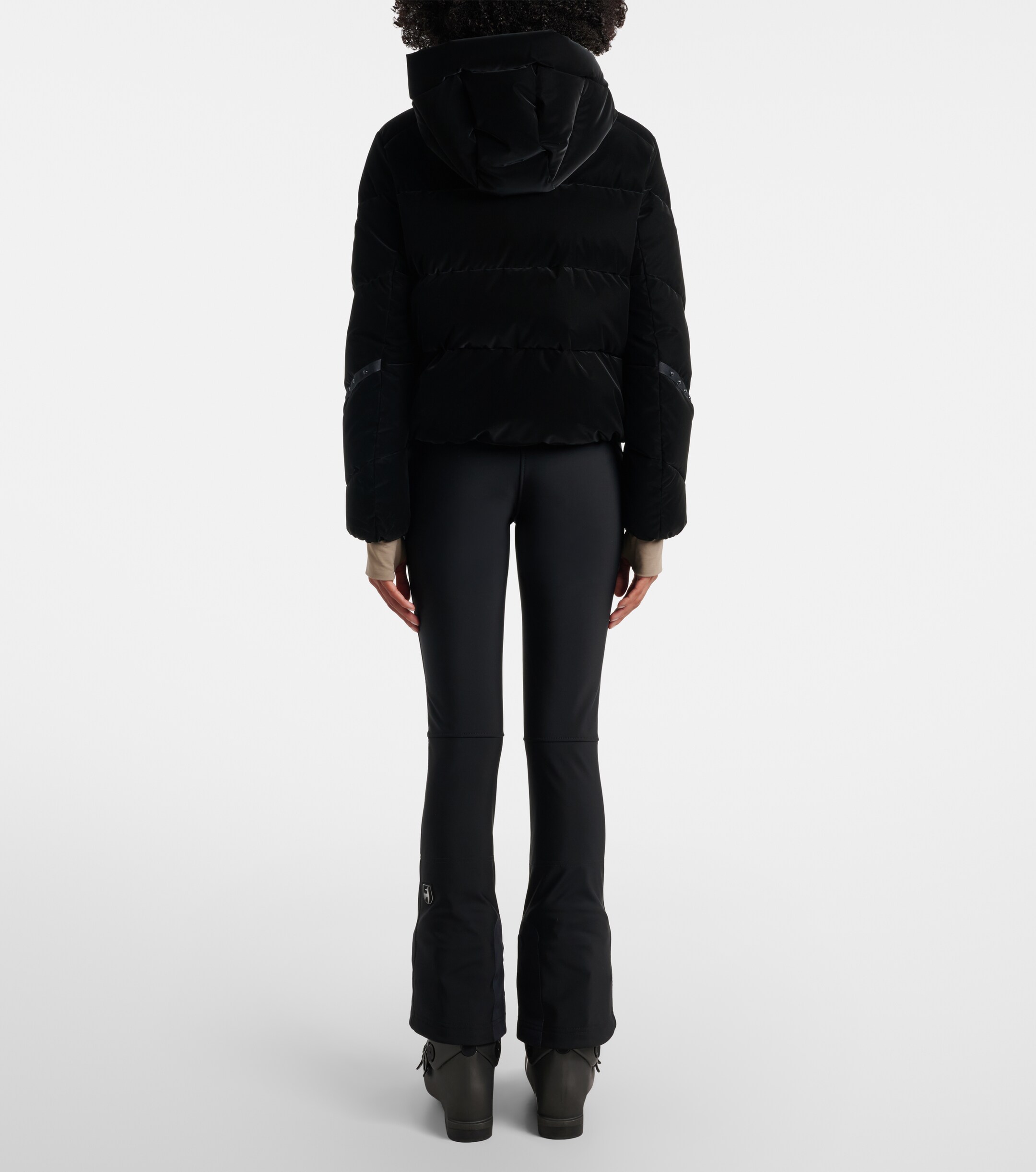 Toni Sailer Toni Sailer Swalina hooded down velvet ski jacket