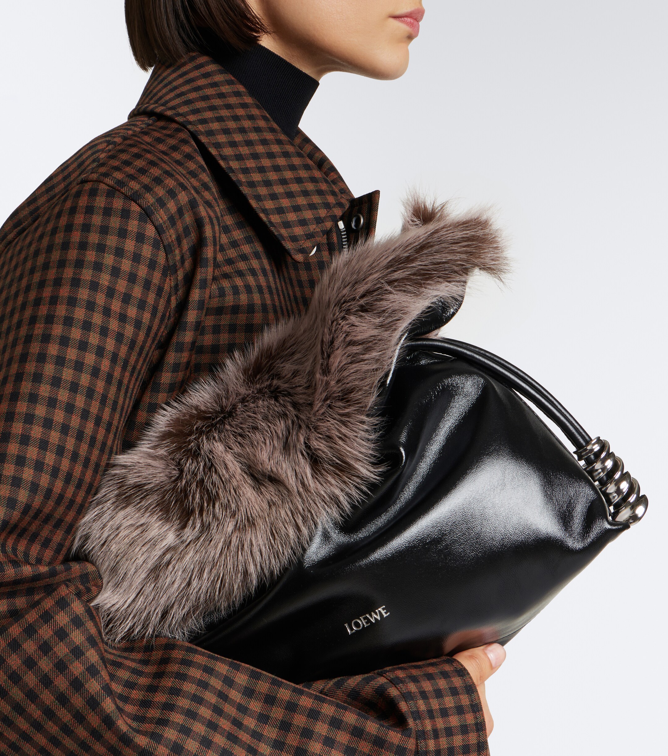 Loewe Loewe Flamenco Medium leather clutch