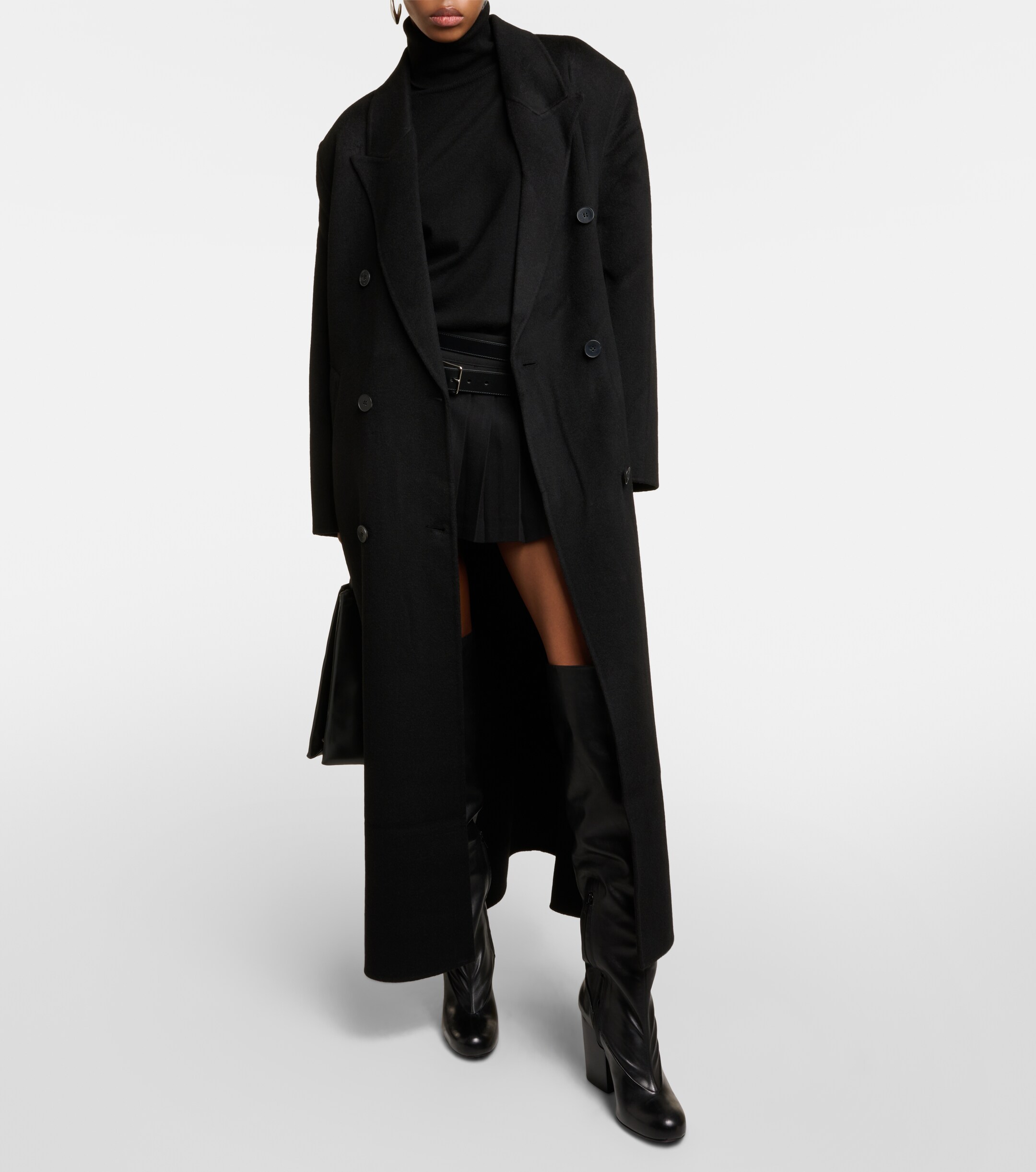 The Frankie Shop Gaia oversized wool-blend coat