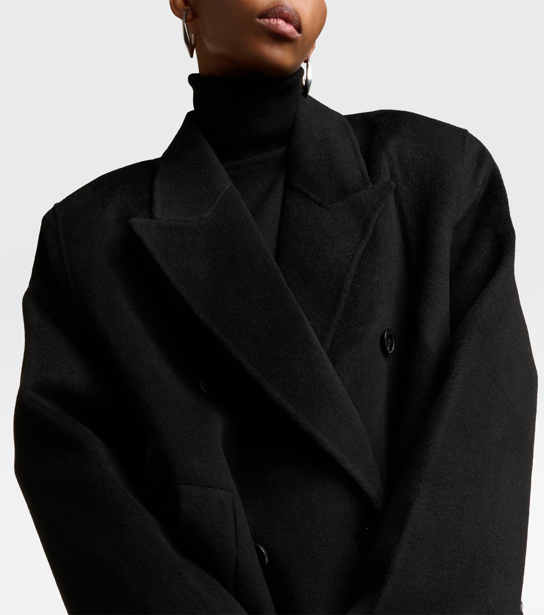 The Frankie Shop Gaia oversized wool-blend coat