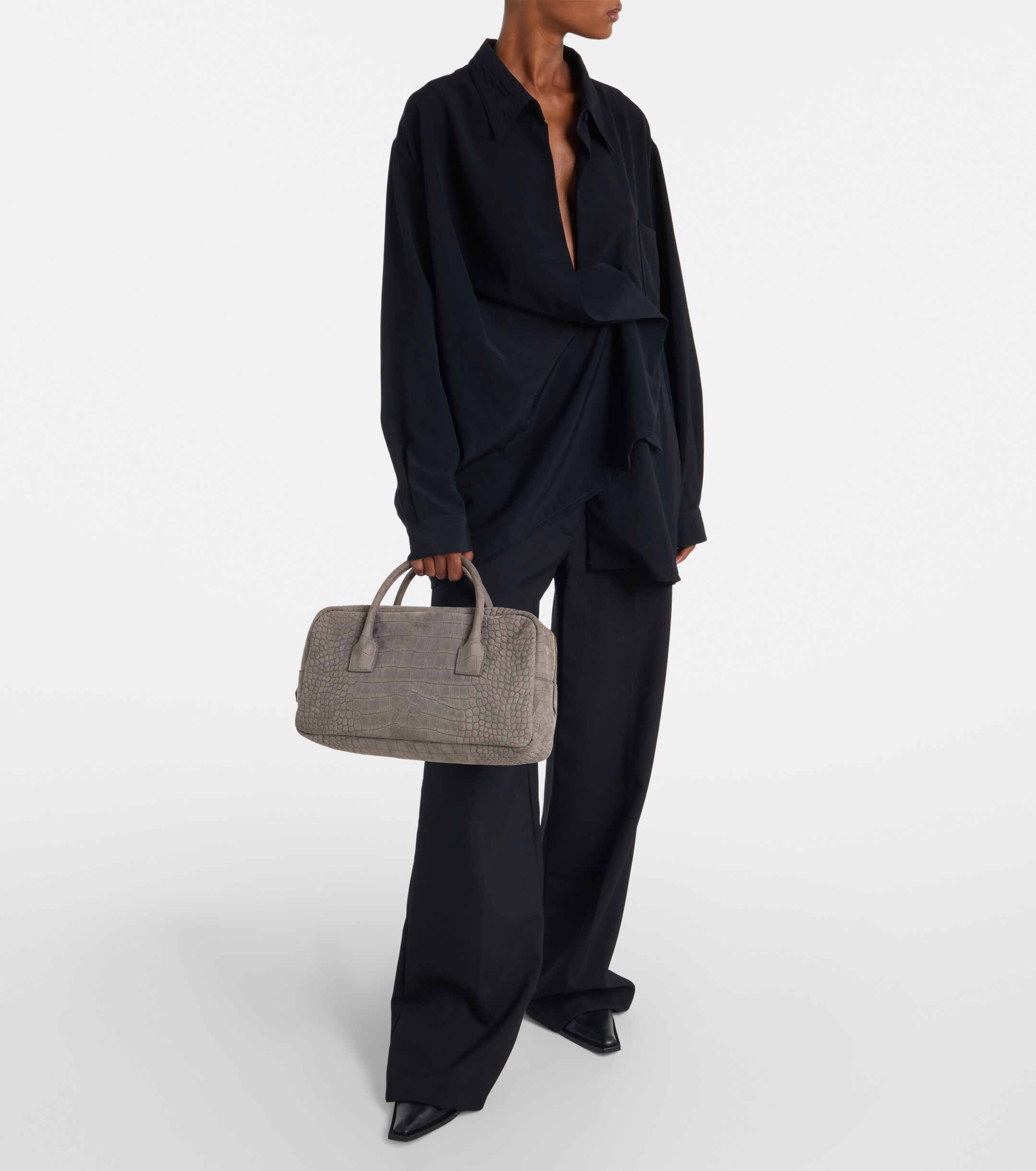 Calvin Klein Collection America Medium leather tote bag